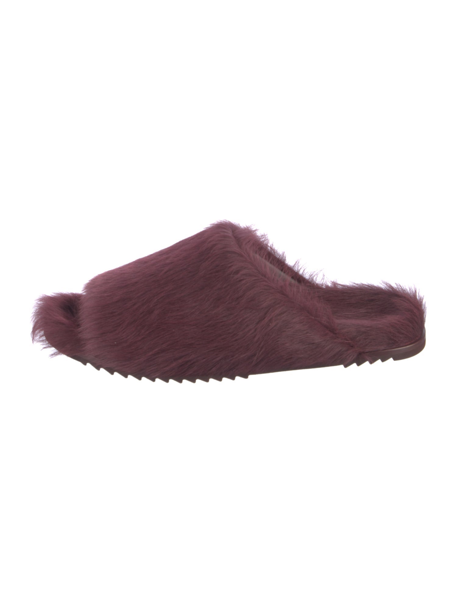 Rick Owens Fur Slides
