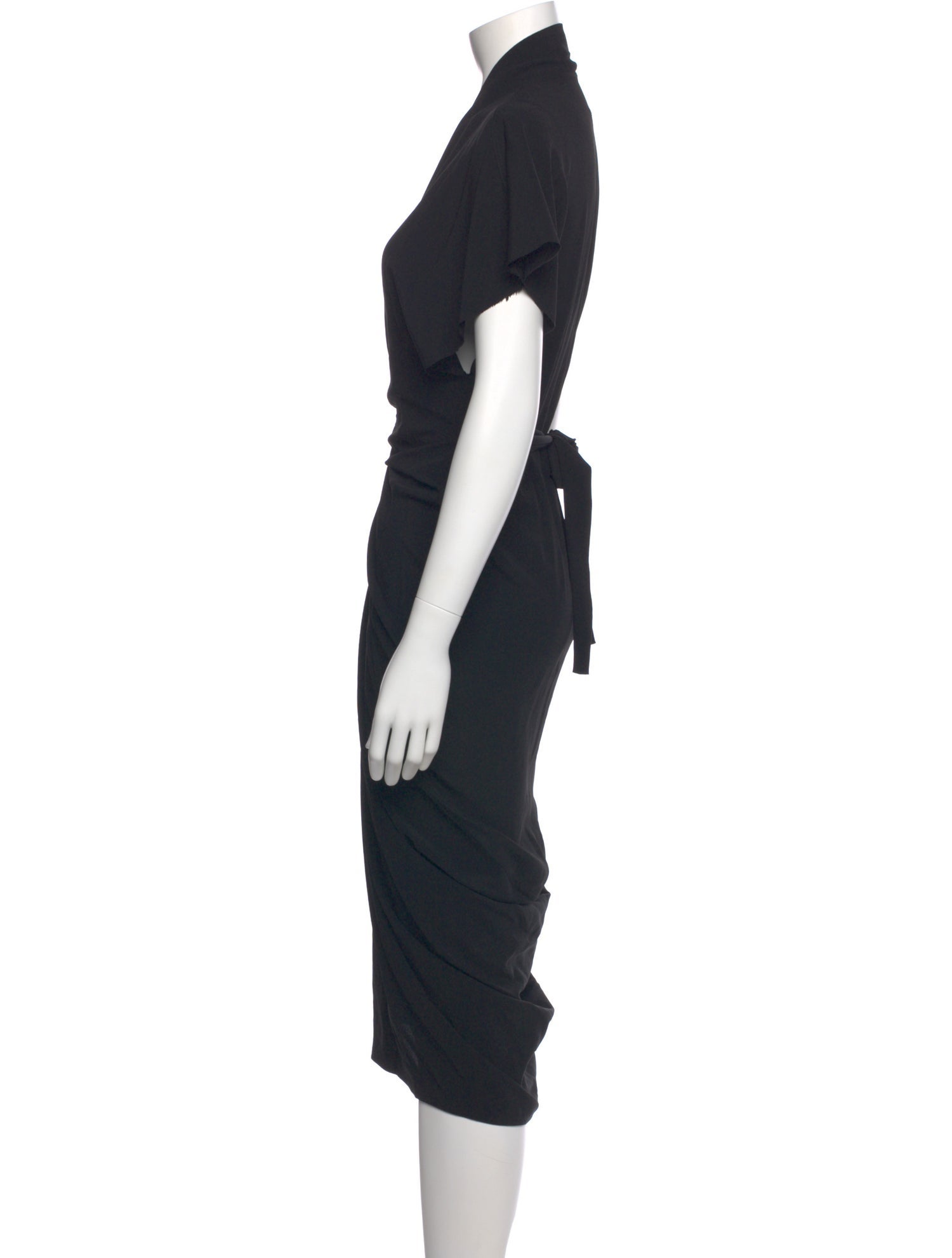 Rick Owens V-Neck Long Dress
