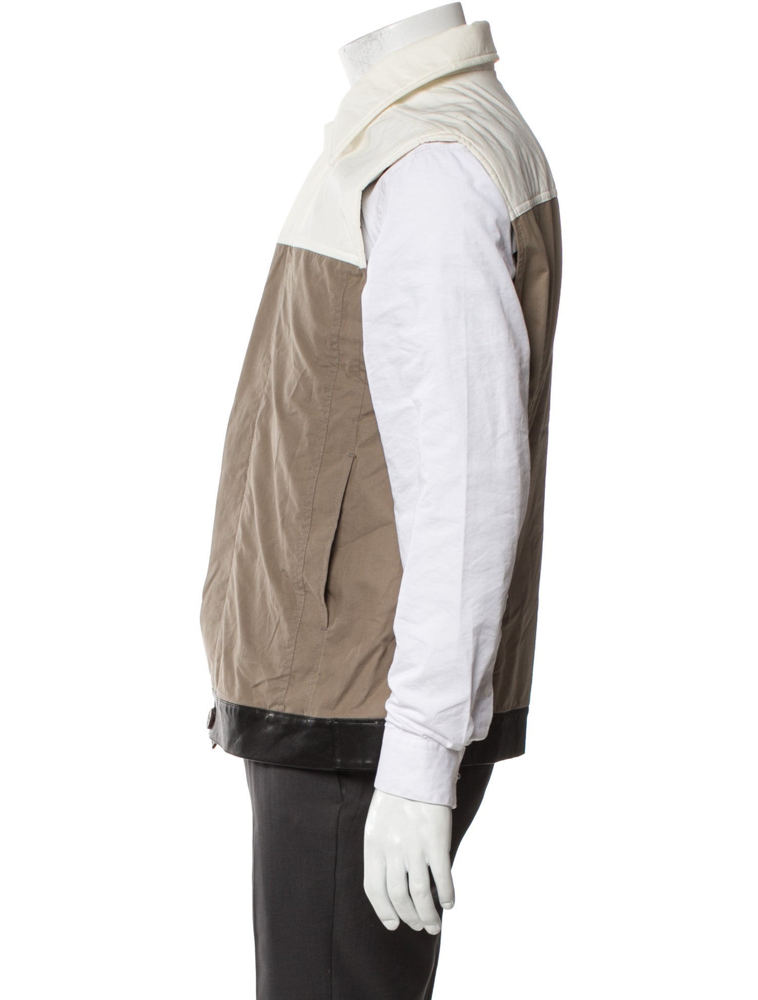 Rick Owens Colorblock Pattern Vest