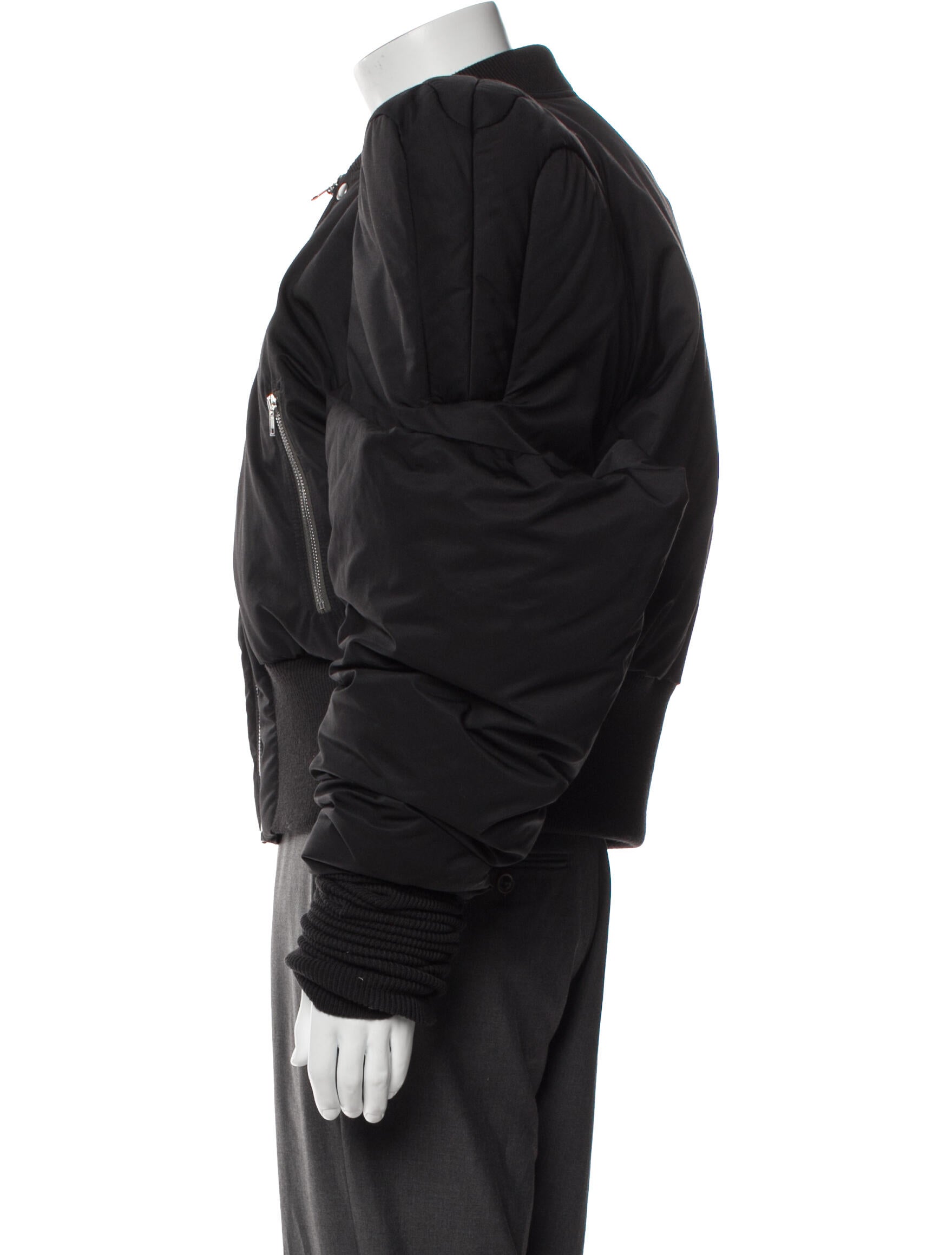 Rick Owens Graphic Print Puffer Coat