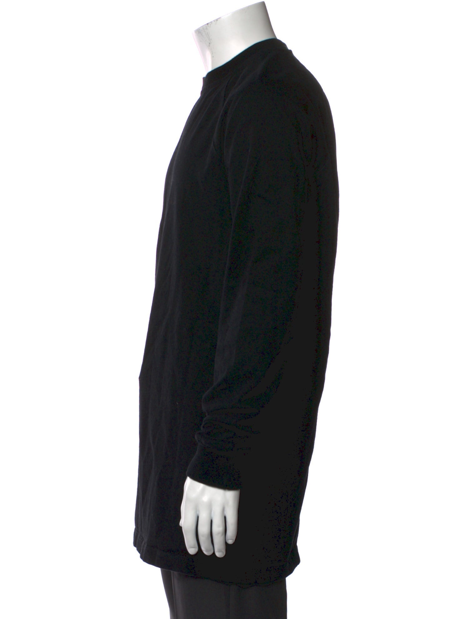 Rick Owens Crew Neck Long Sleeve Sweatshirt