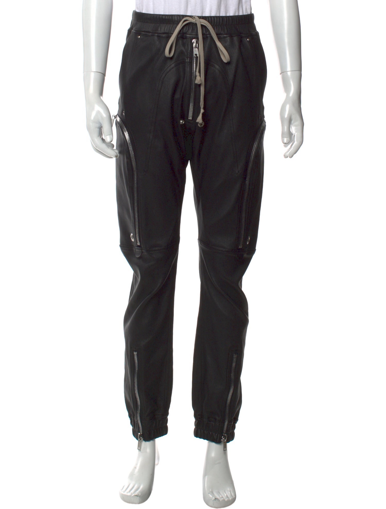 Rick Owens Lamb Leather Joggers w/ Tags