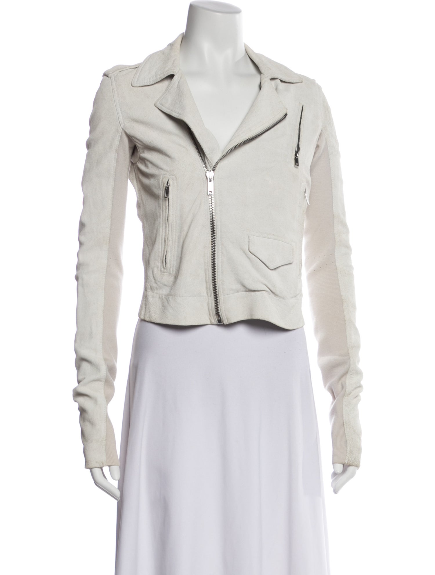 Rick Owens Lamb Leather Biker Jacket