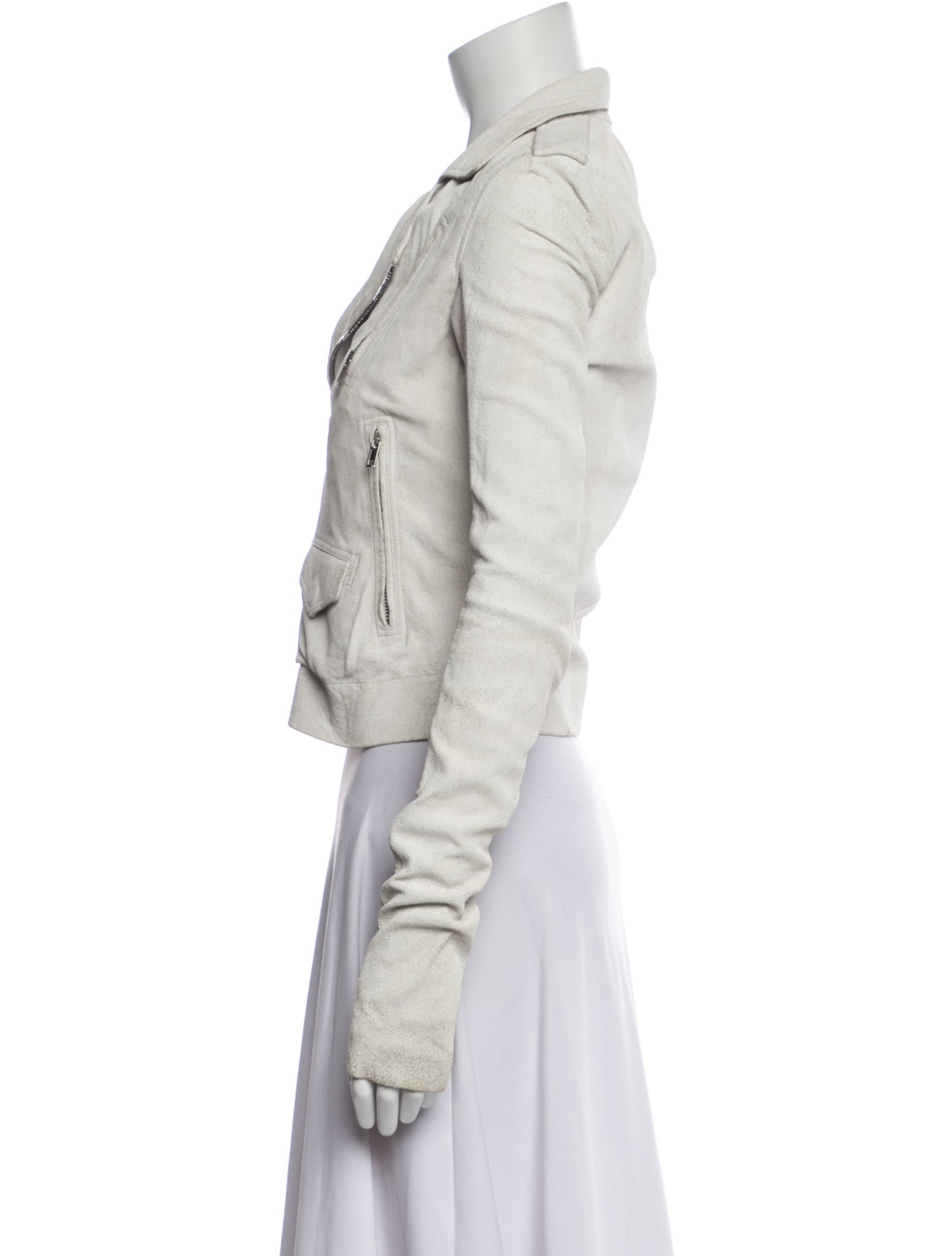 Rick Owens Lamb Leather Biker Jacket