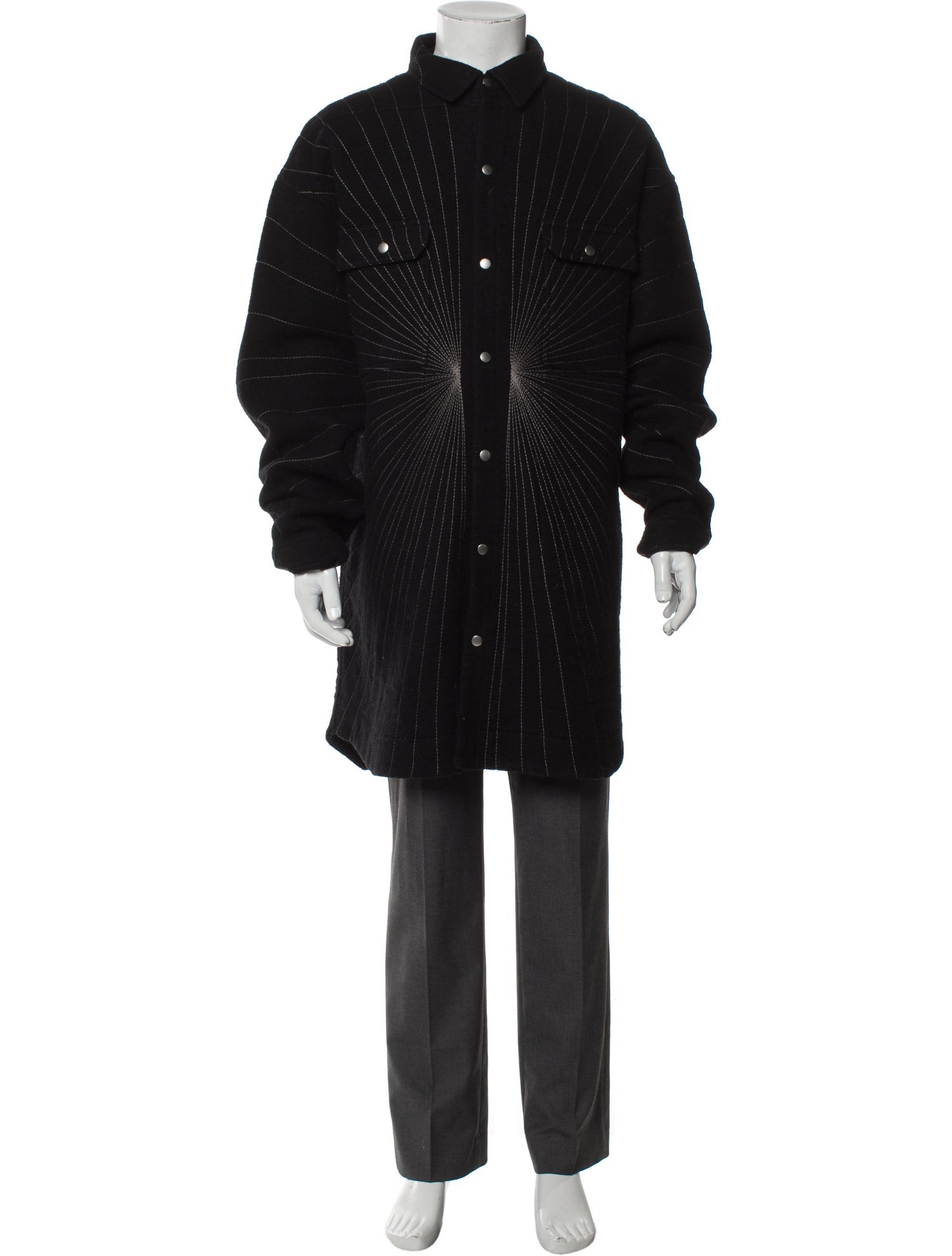 Rick Owens Wool Overcoat