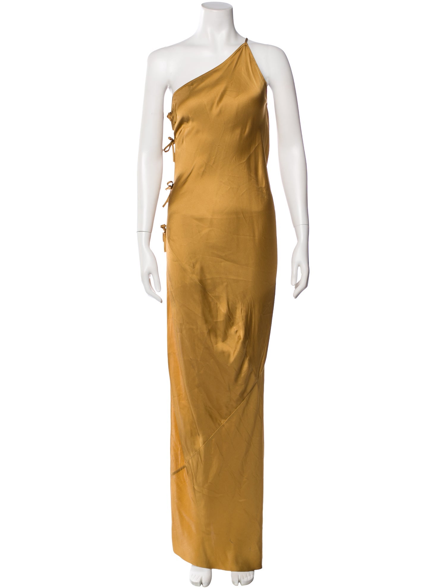 rick owens gold dress Rick Owens Sequin-embellished Gown in Metallic