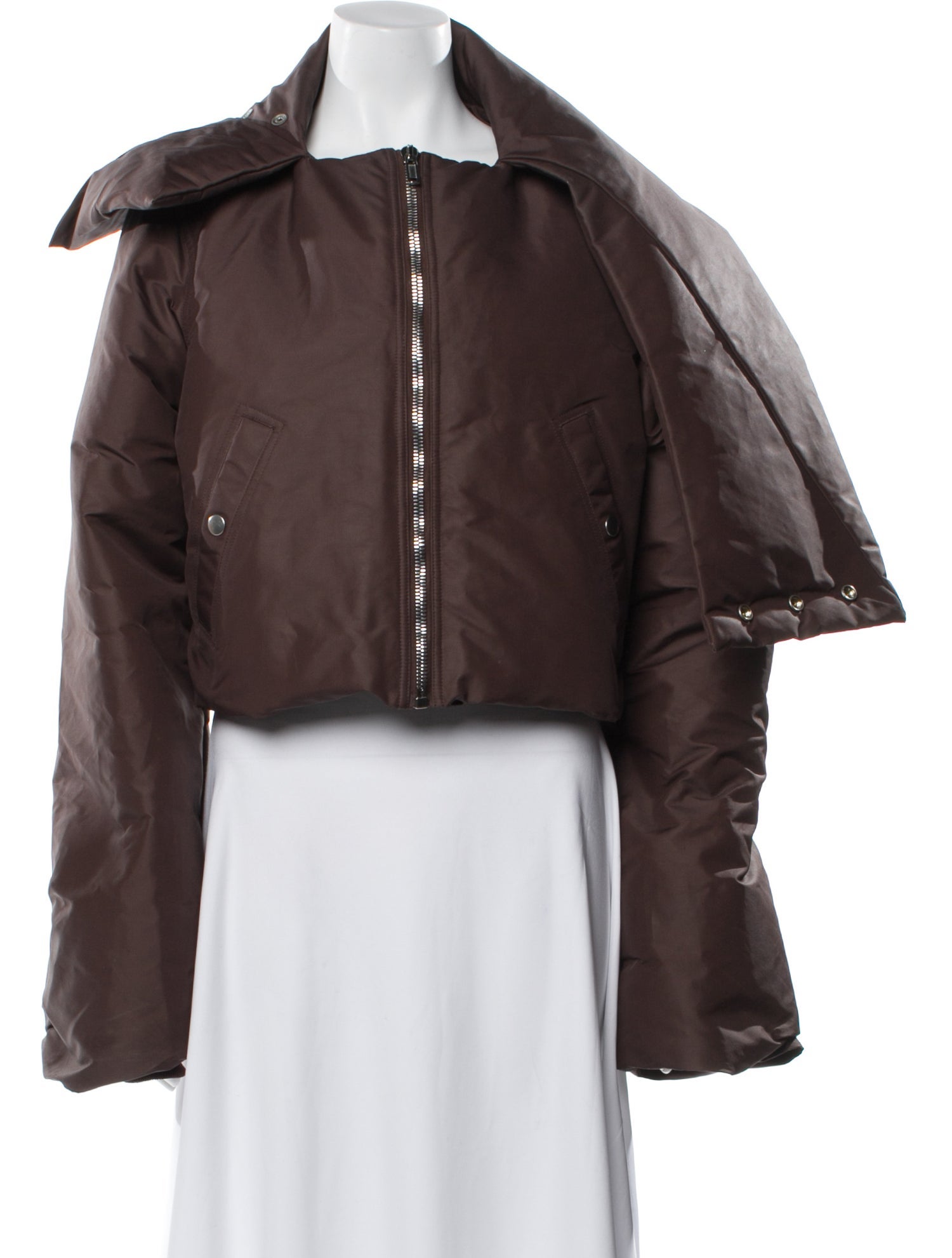 Rick Owens 2018 'Sisyphus' Funnel Necked Down Jacket