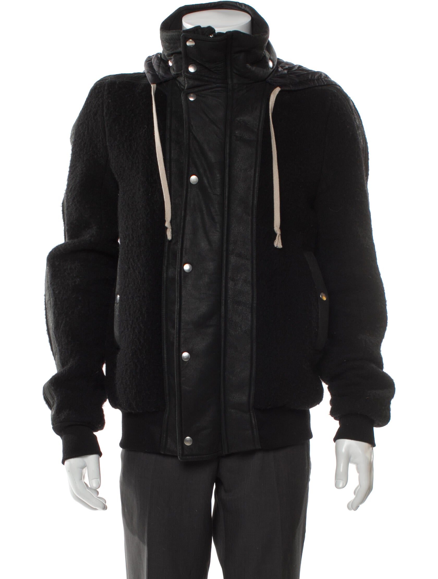 Rick Owens Virgin Wool Puffer Coat