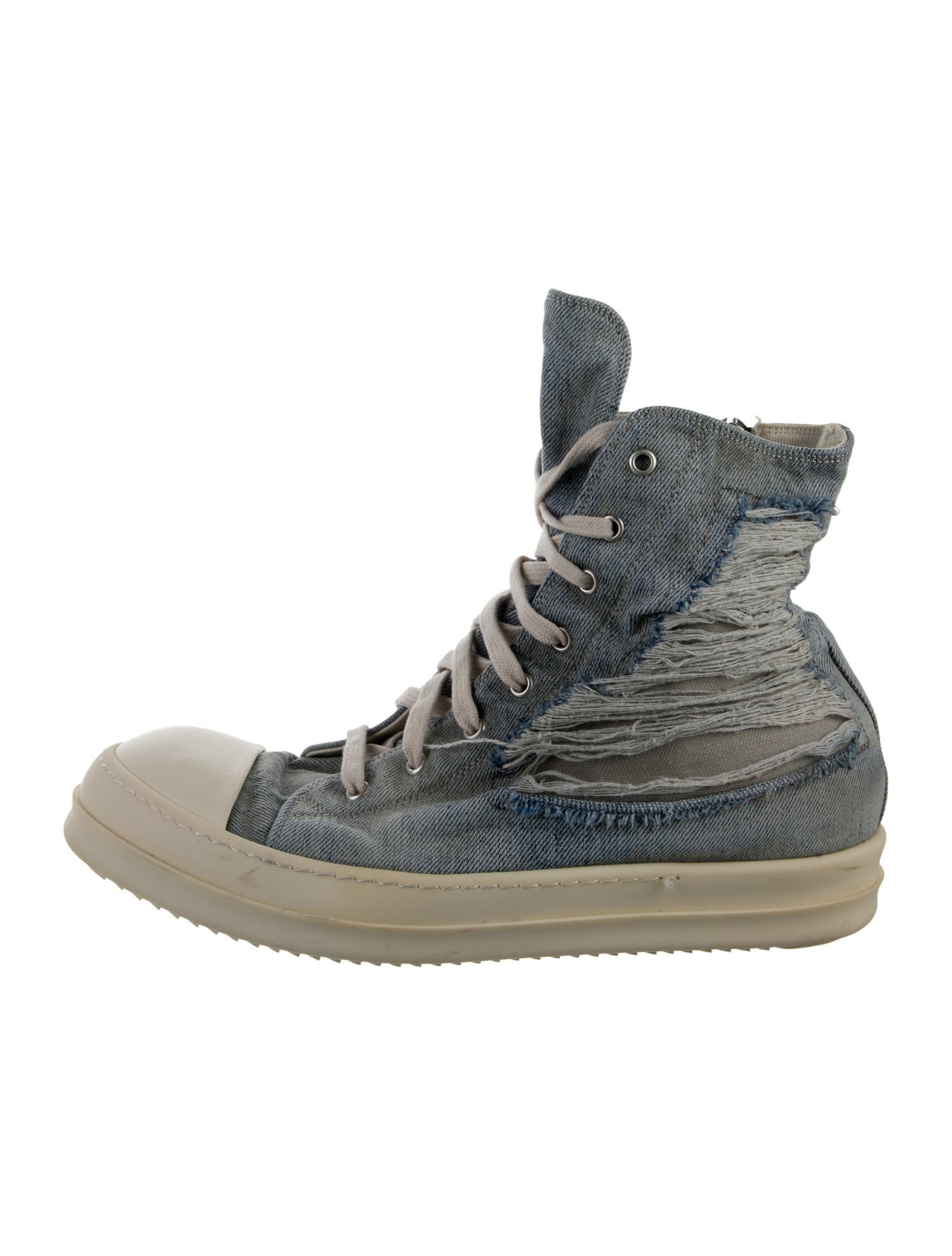 Rick Owens Denim Sneakers