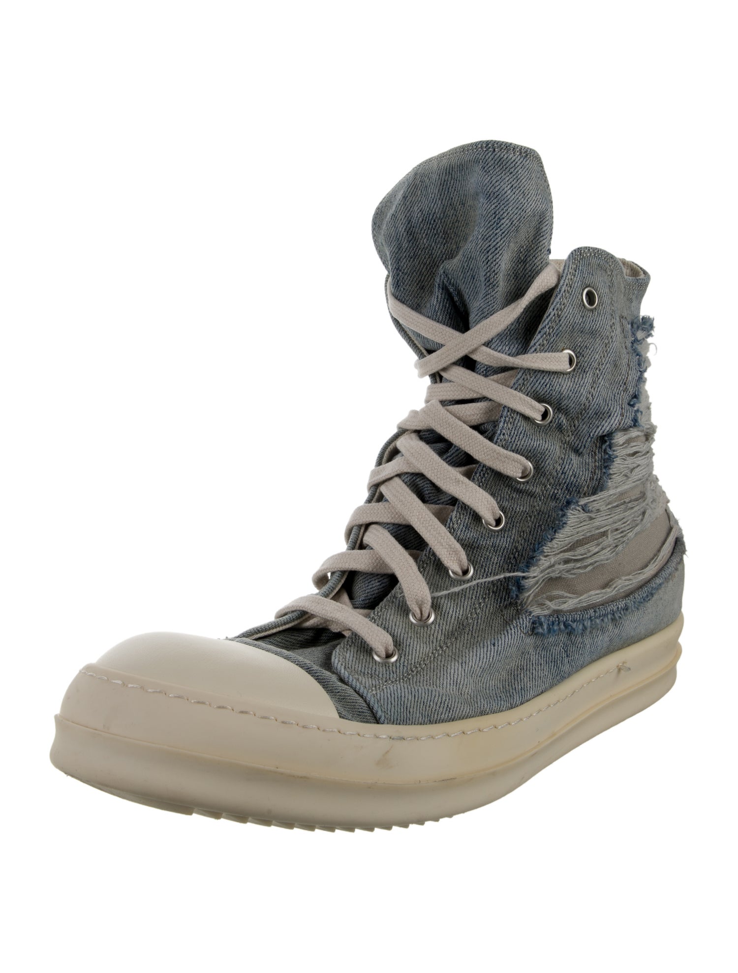Rick Owens Denim Sneakers