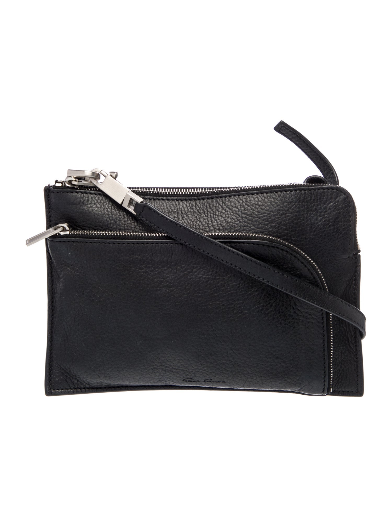 Rick Owens Leather Messenger Bag