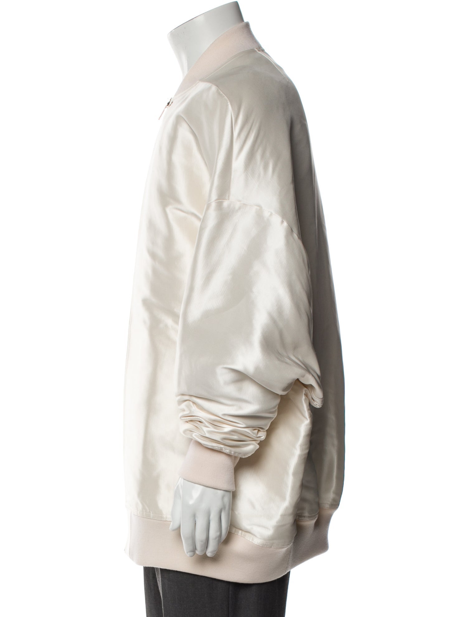 Rick Owens Silk Bomber Jacket