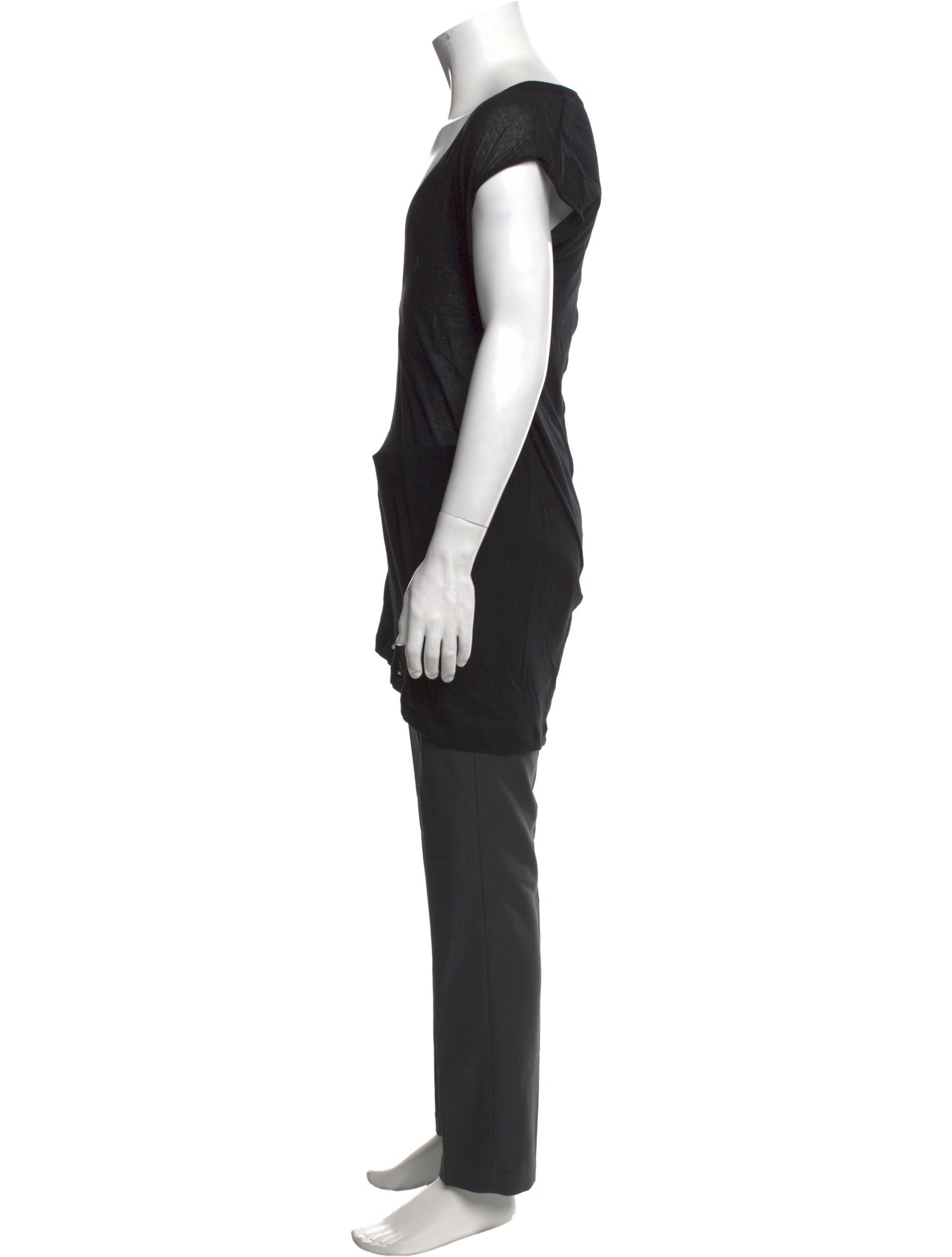 Rick Owens V-Neck Sleeveless Henley