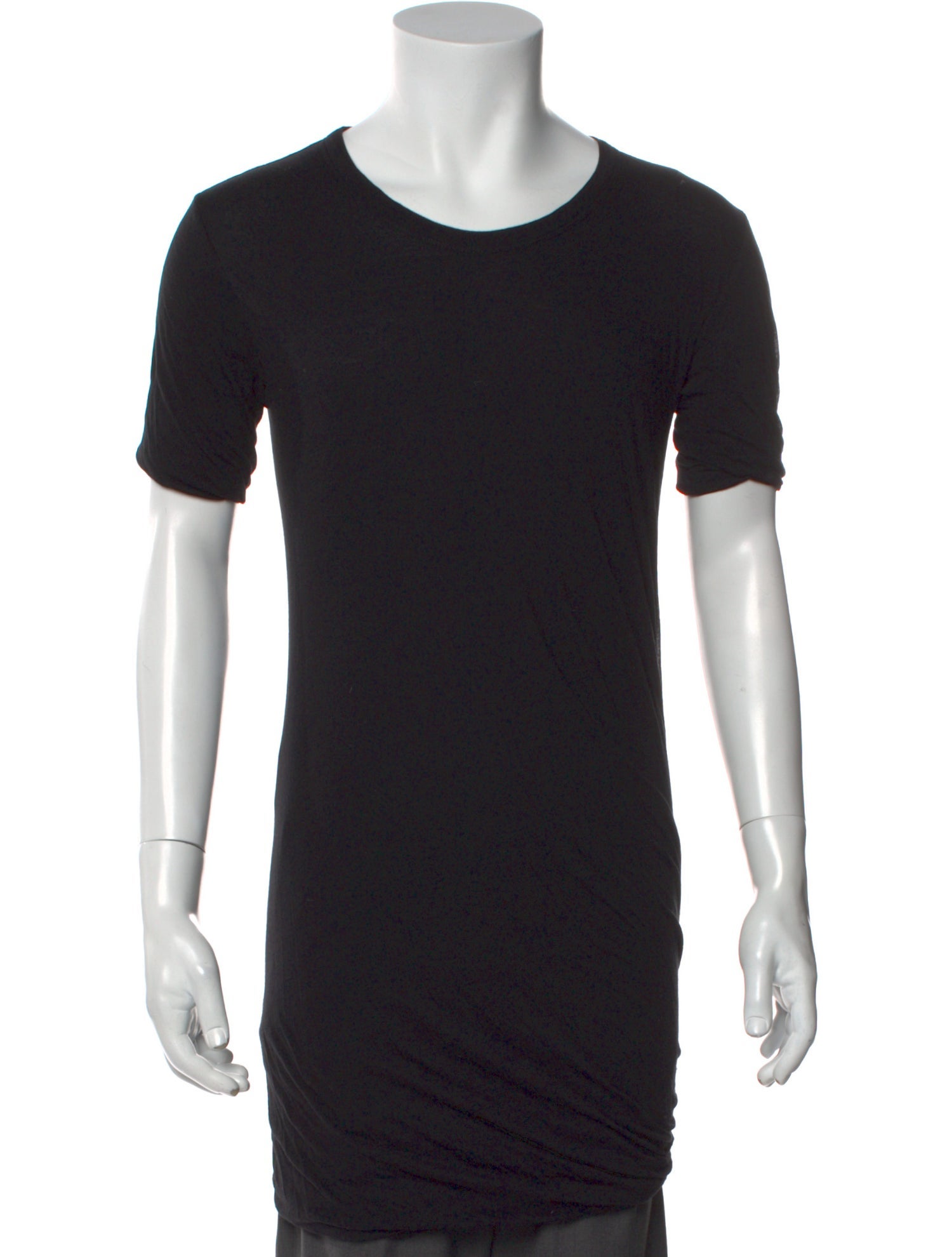 Rick Owens Scoop Neck Short Sleeve T-Shirt