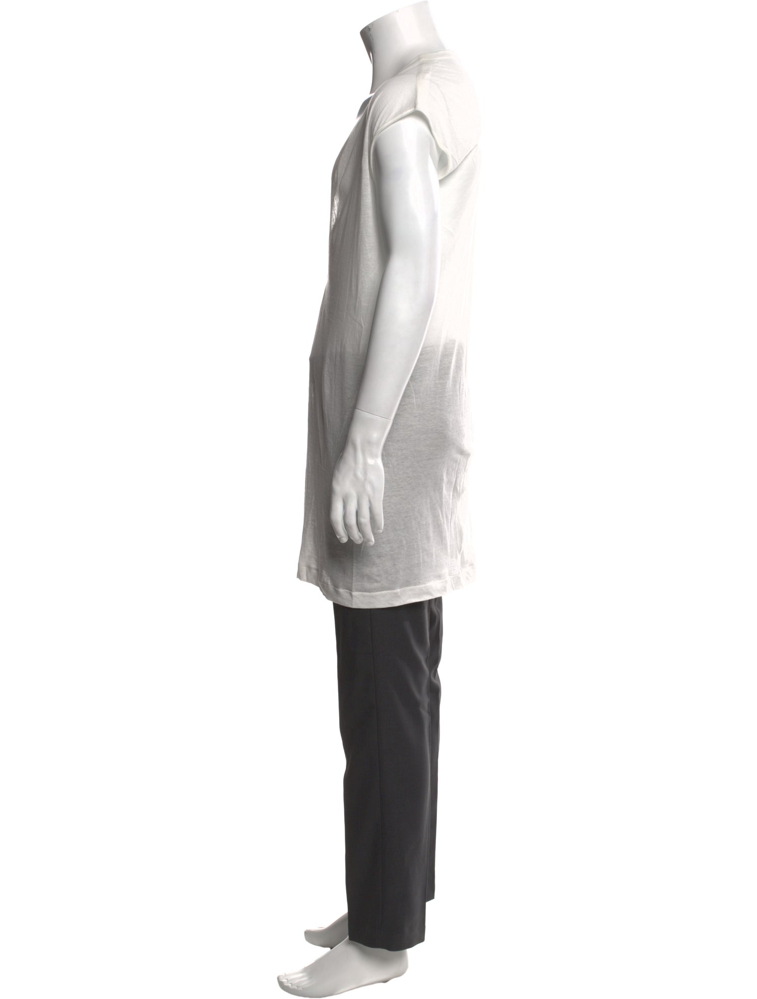 Rick Owens V-Neck Short Sleeve T-Shirt