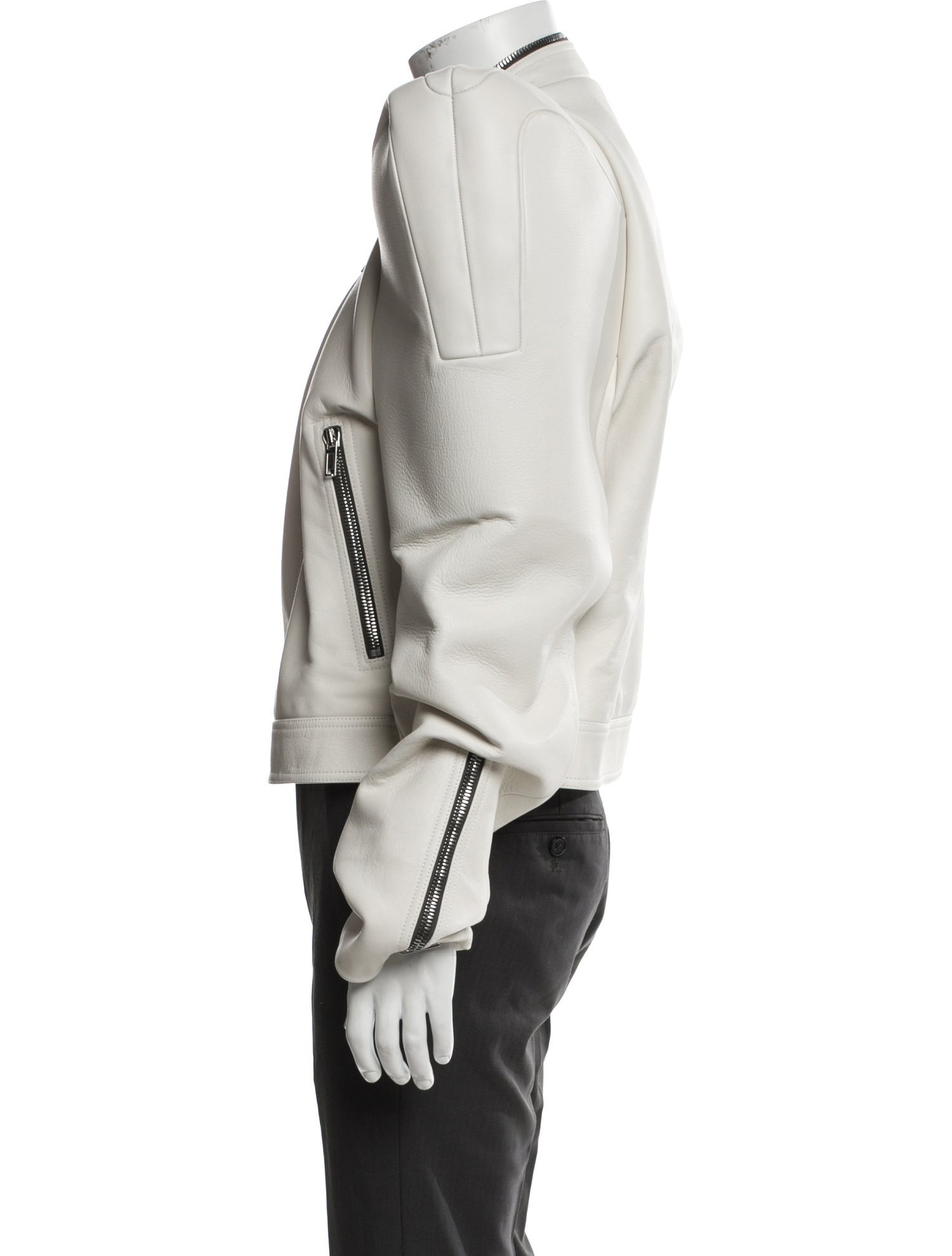 Rick Owens Leather Bomber Jacket w/ Tags