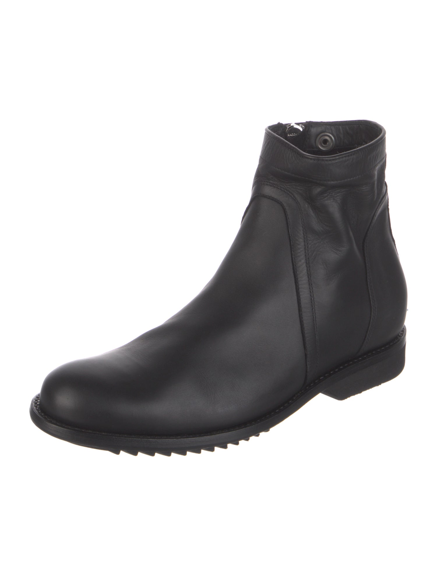 Rick Owens Leather Boots