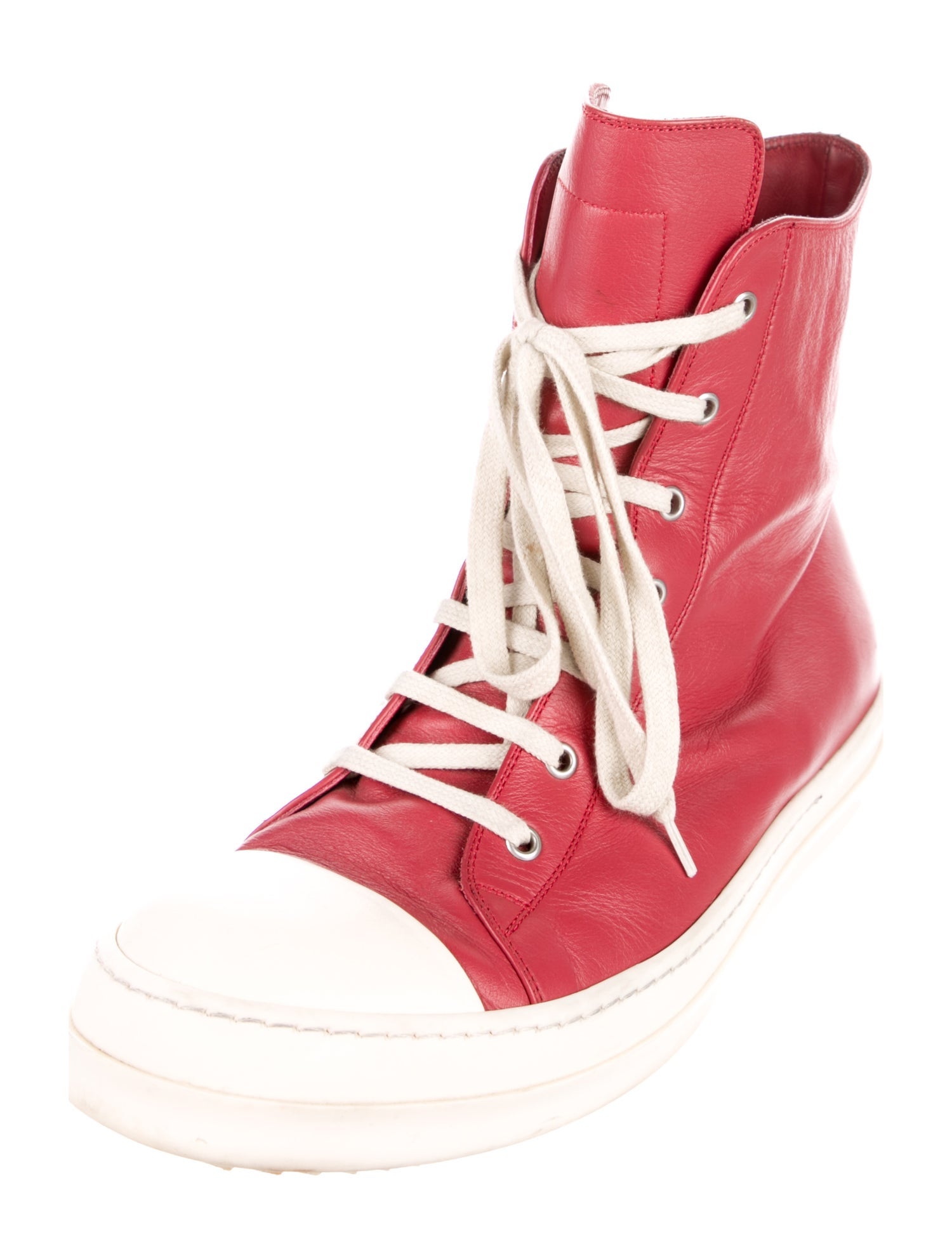 Rick Owens Leather Sneakers