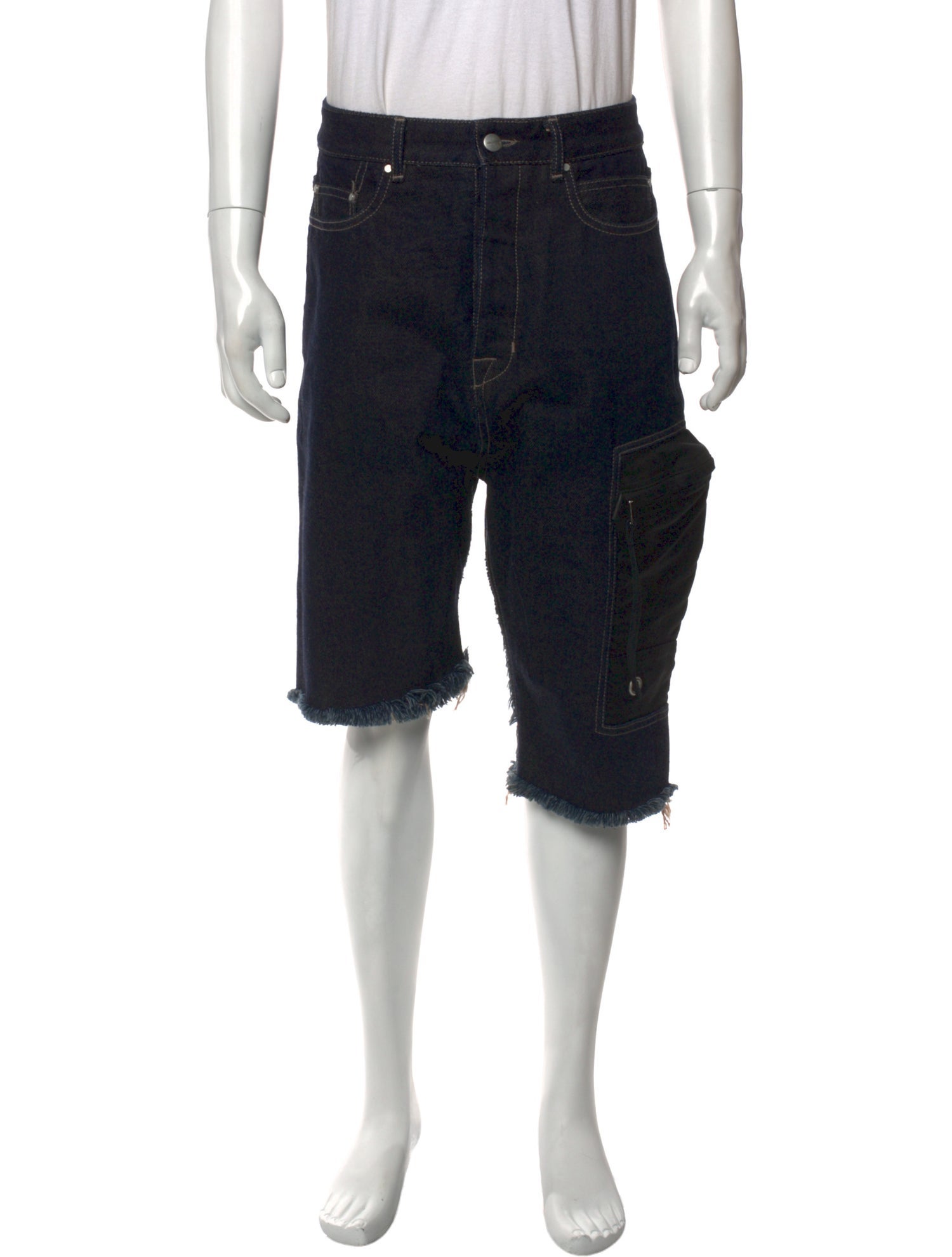 Rick Owens Denim Shorts