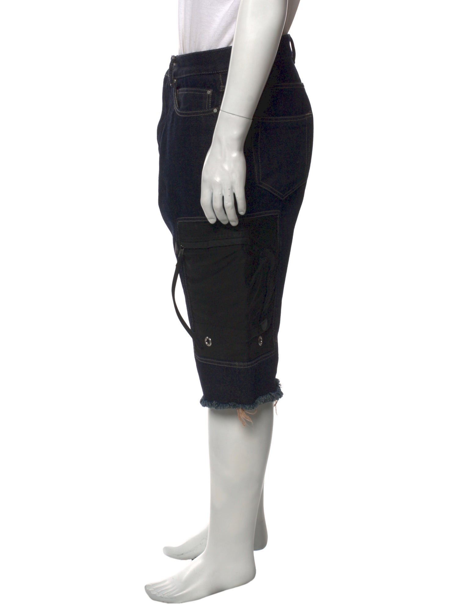 Rick Owens Denim Shorts