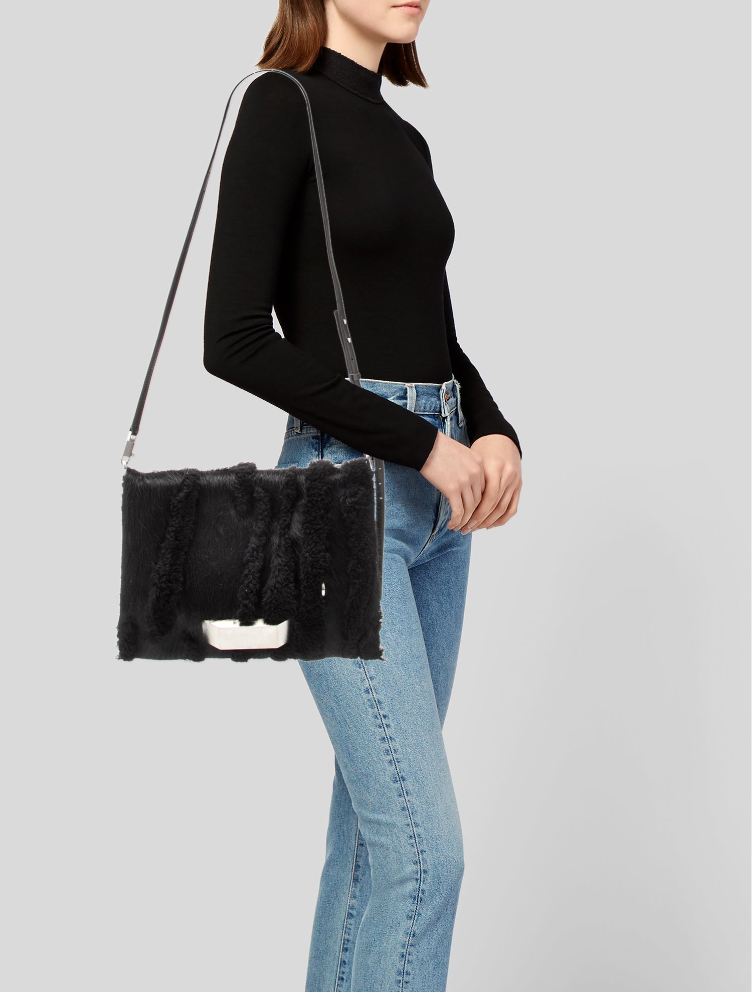 Rick Owens Leather Crossbody Bag