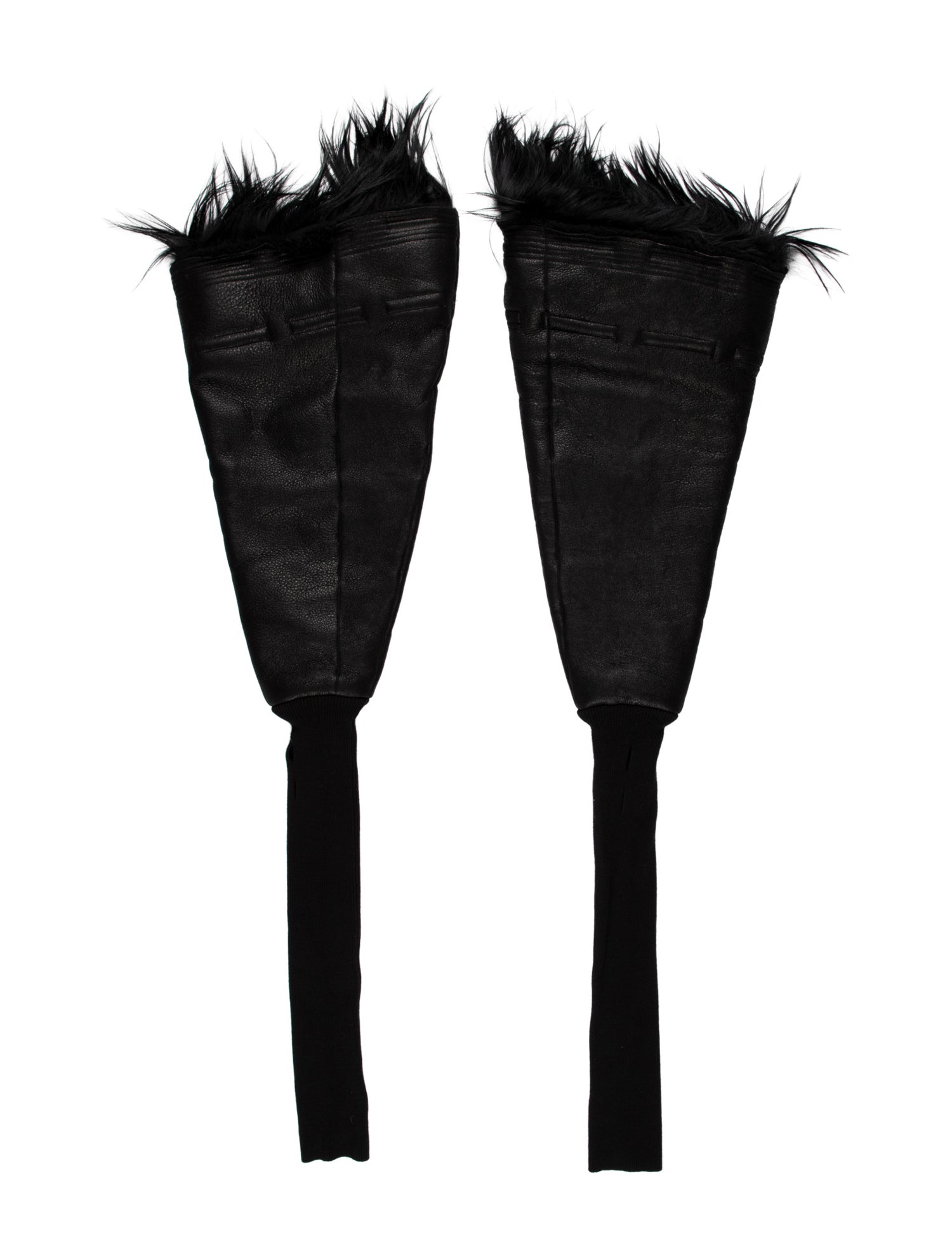Rick Owens 'Strobe' Gauntlet Gloves w/ Tags