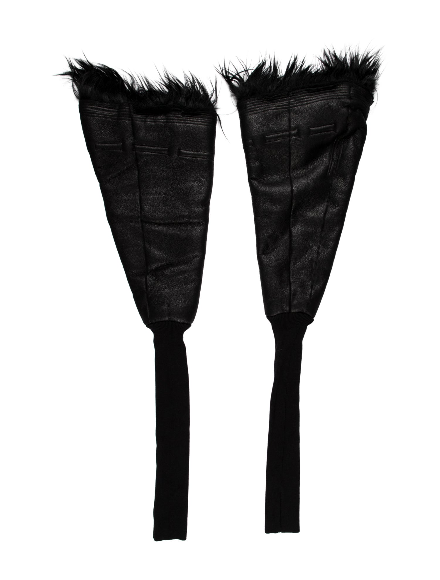 Rick Owens 'Strobe' Gauntlet Gloves w/ Tags