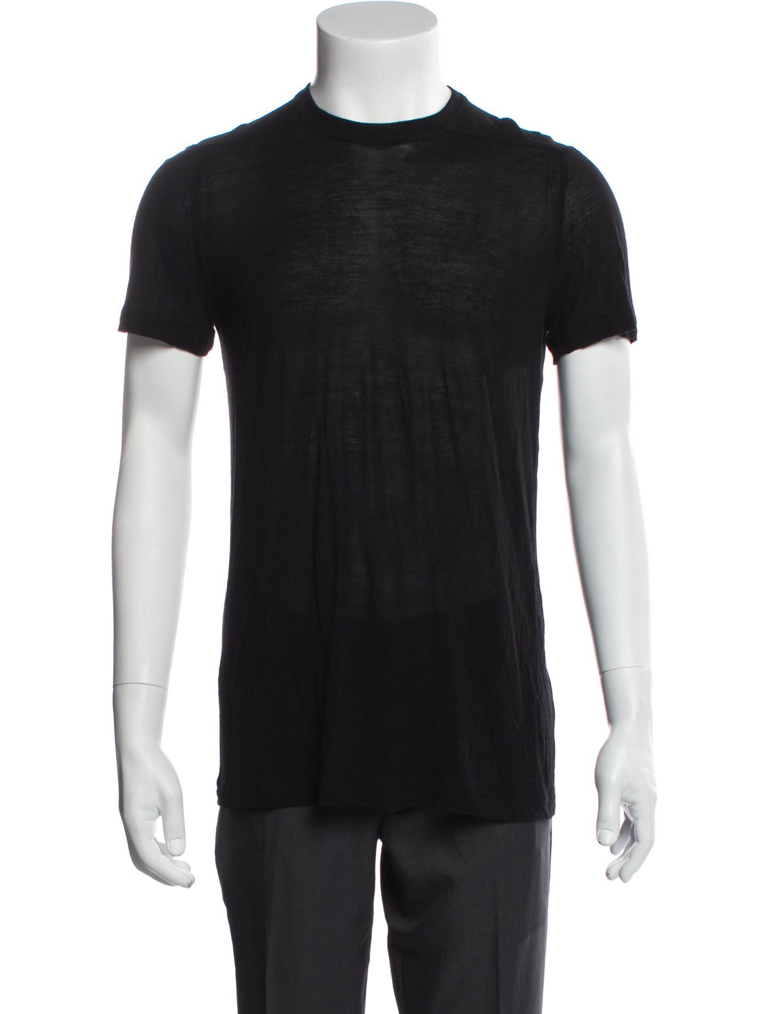 Rick Owens Crew Neck Short Sleeve T-Shirt