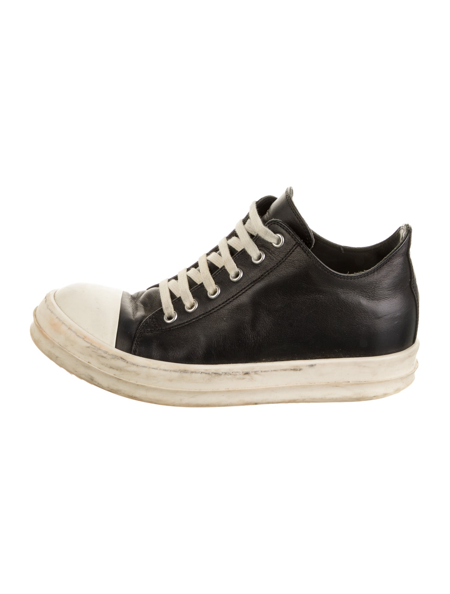 Rick Owens Leather Sneakers