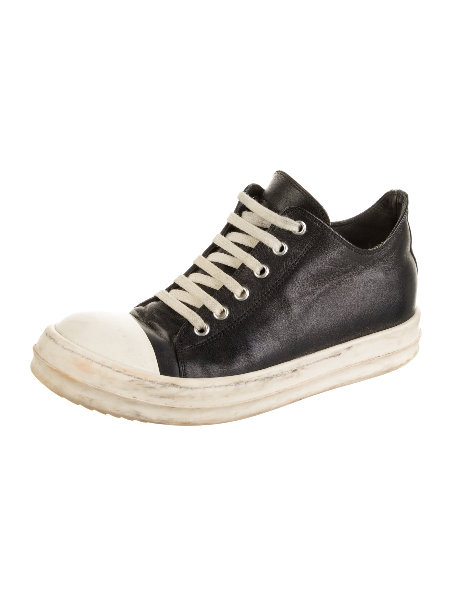 Rick Owens Leather Sneakers