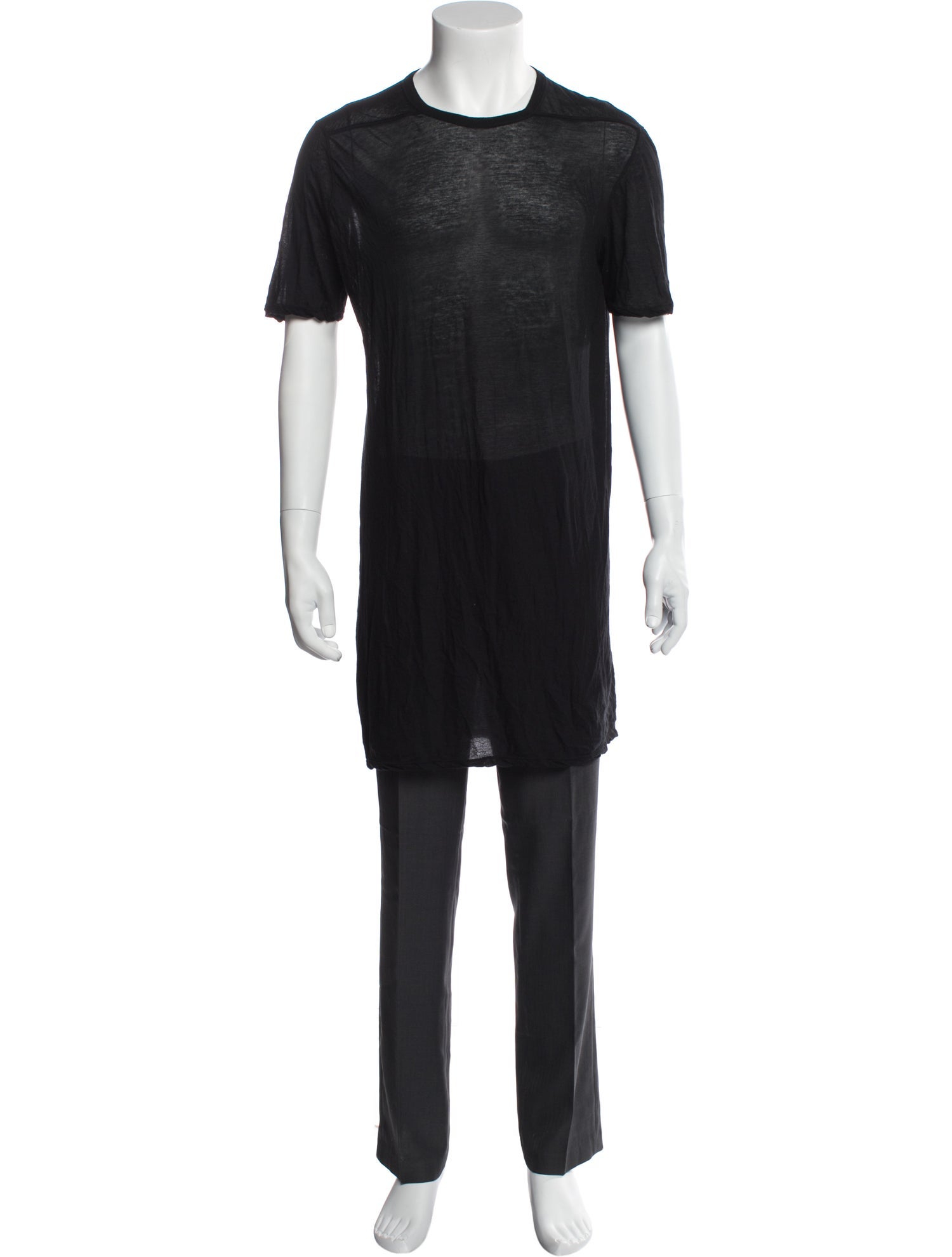 Rick Owens Crew Neck Short Sleeve T-Shirt