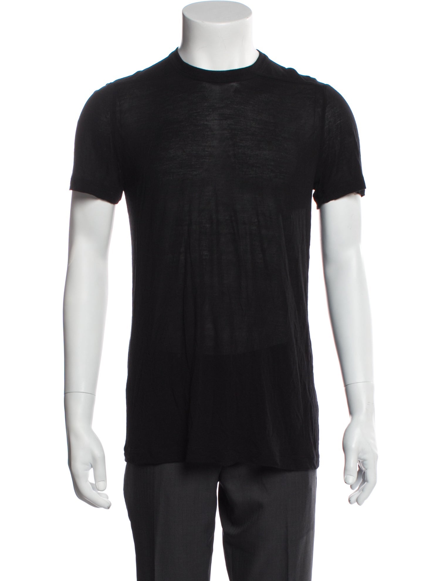 Rick Owens Crew Neck Short Sleeve T-Shirt