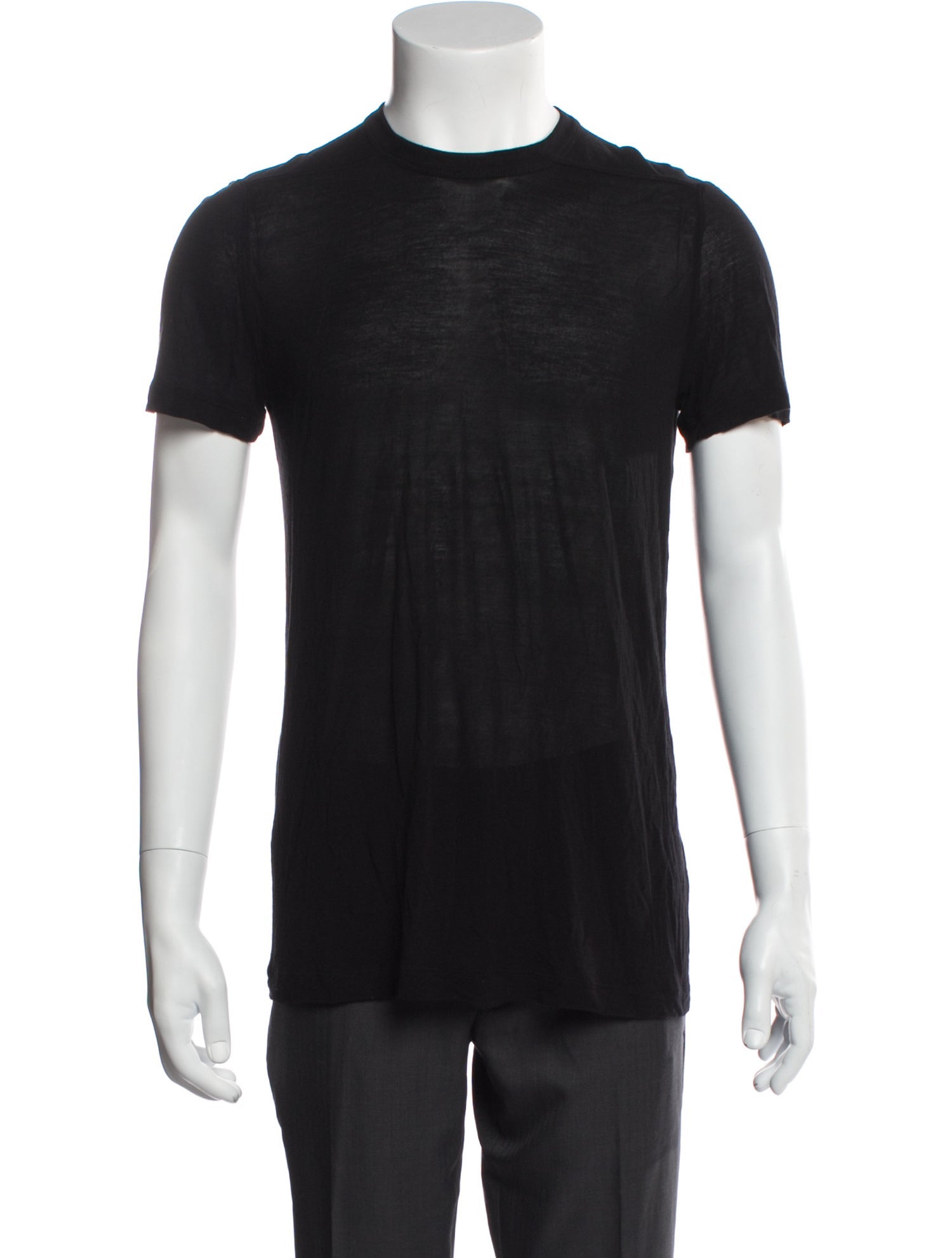 Rick Owens Crew Neck Short Sleeve T-Shirt