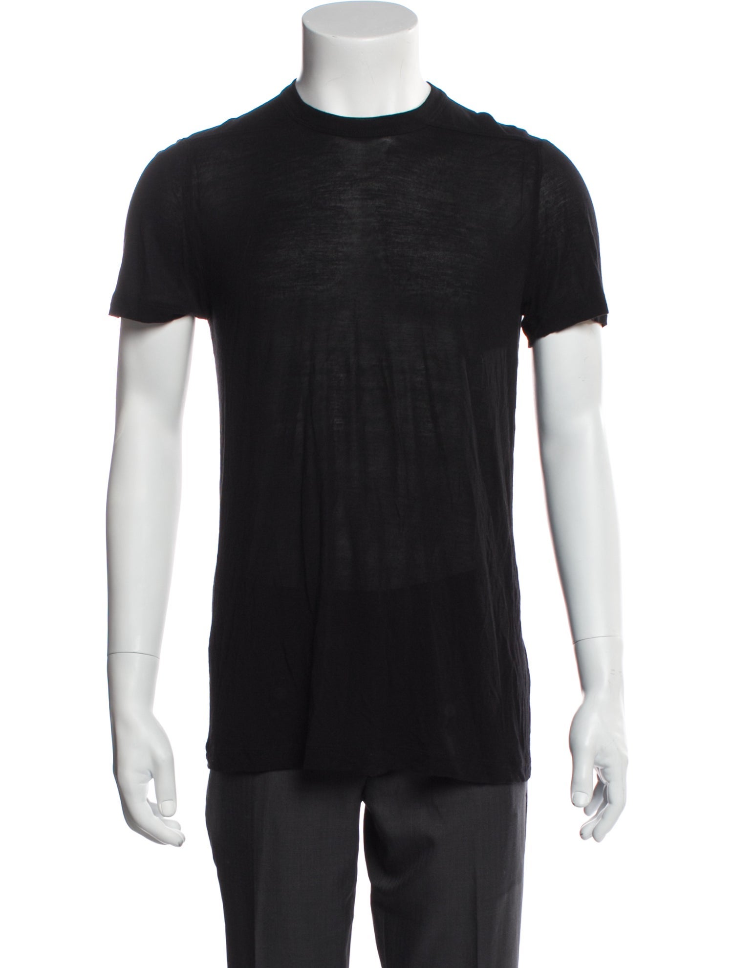 Rick Owens Crew Neck Short Sleeve T-Shirt