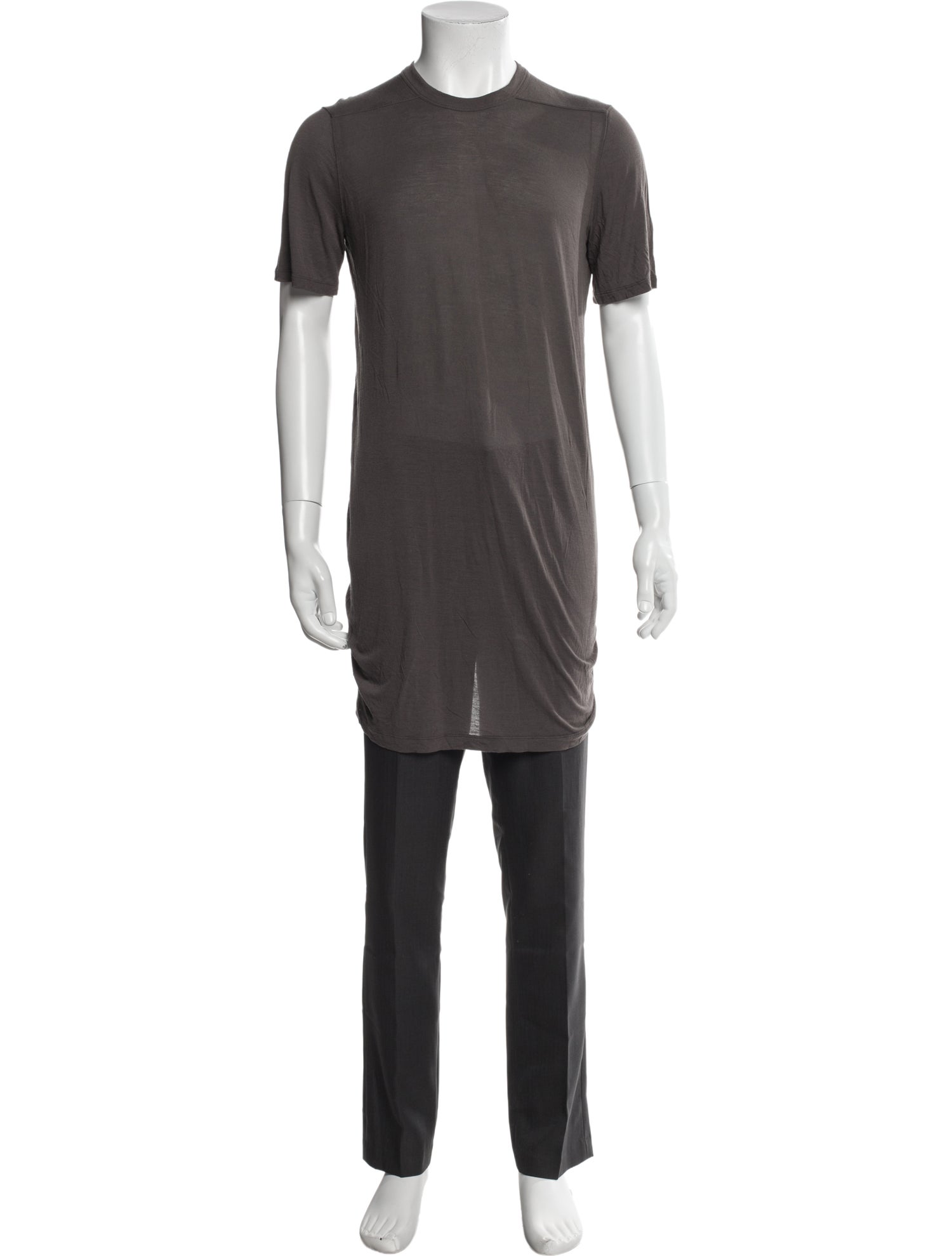 Rick Owens Crew Neck Sleeveless T-Shirt