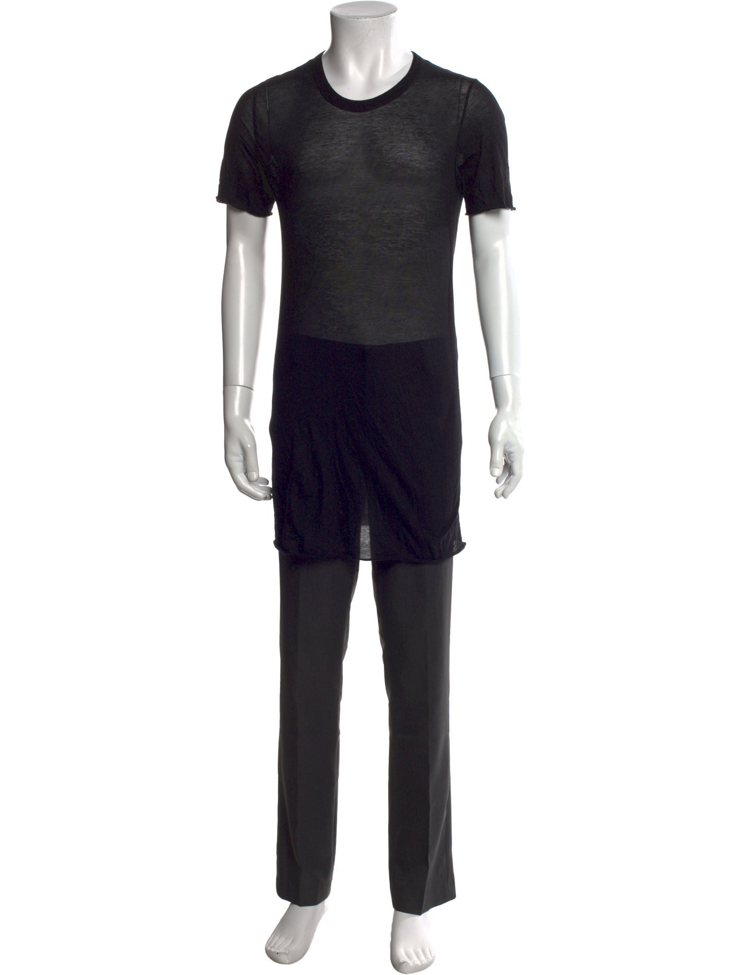 Rick Owens Crew Neck Short Sleeve T-Shirt