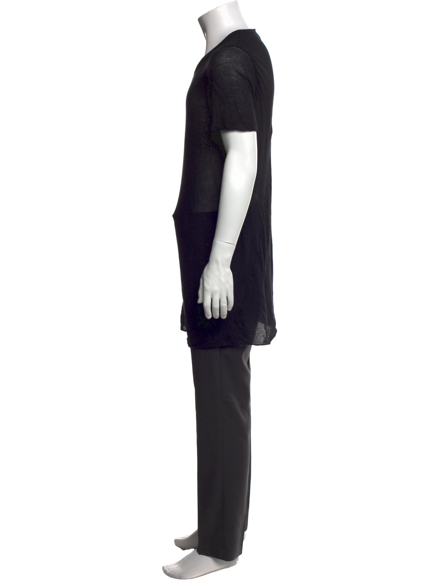 Rick Owens Crew Neck Short Sleeve T-Shirt