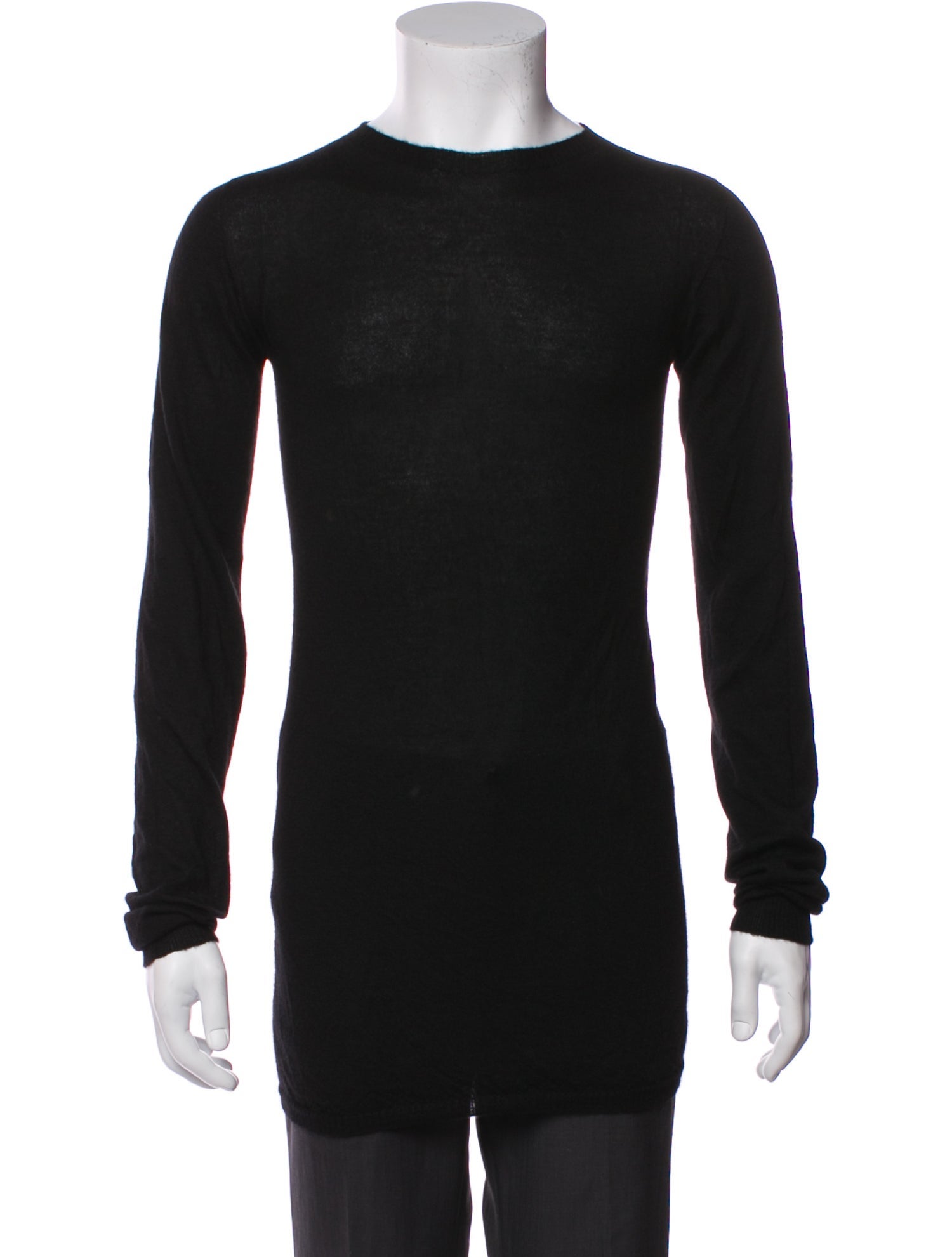 Rick Owens Cashmere Crew Neck Pullover
