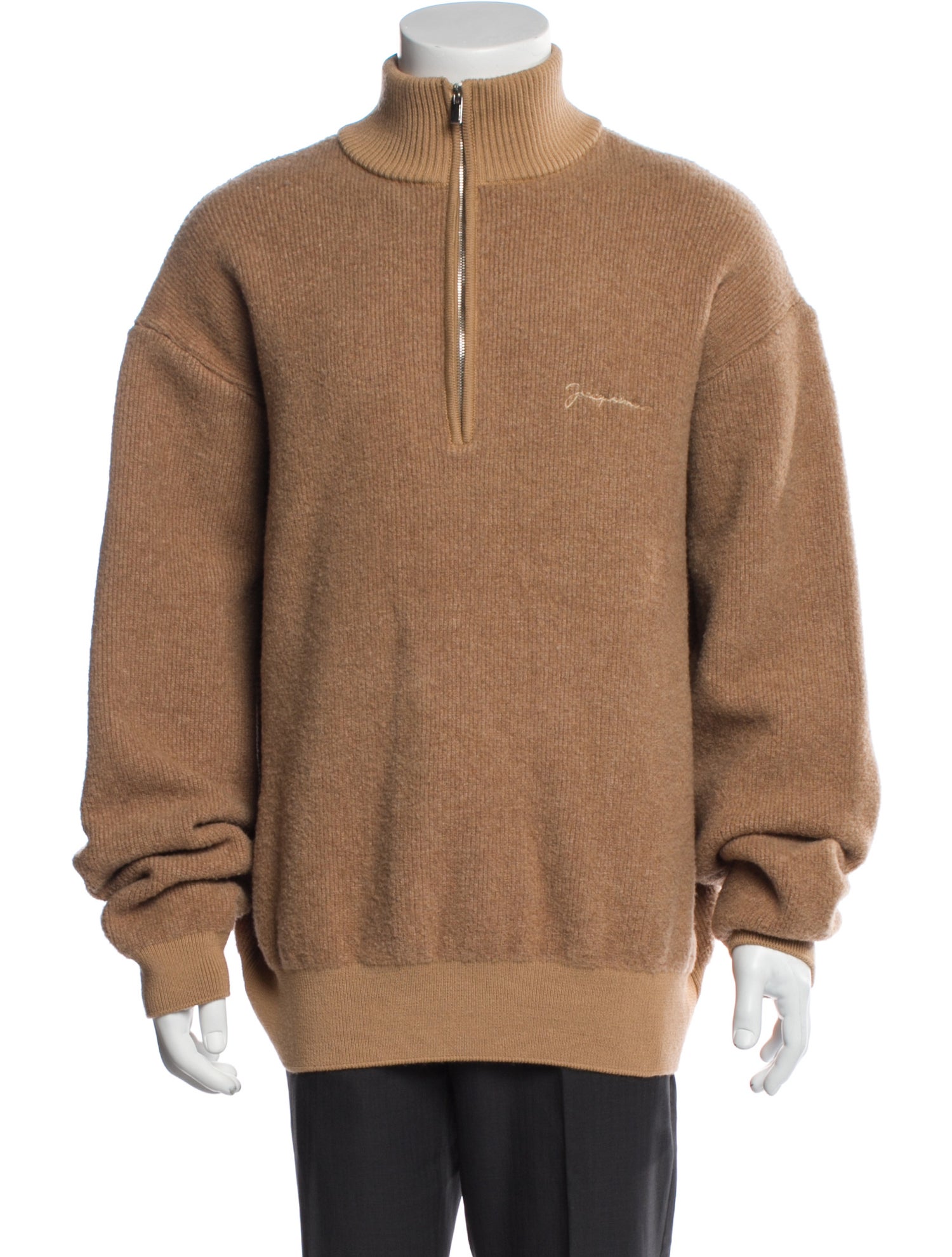 Jacquemus Merino Wool Turtleneck Pullover