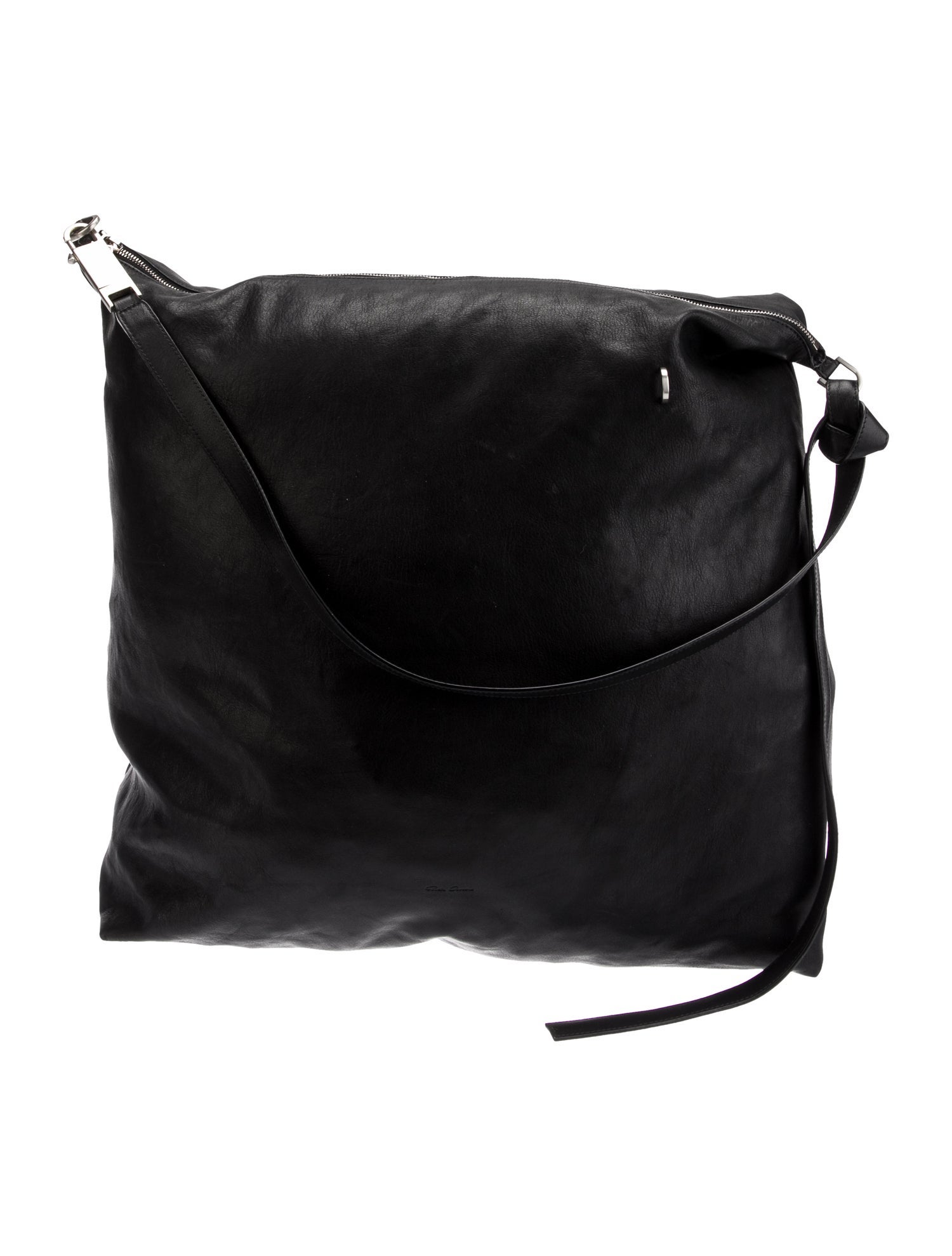 Rick Owens Leather Messenger Bag