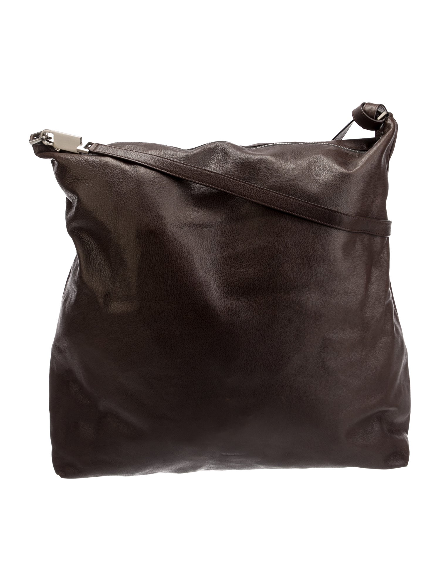 Rick Owens Leather Messenger Bag