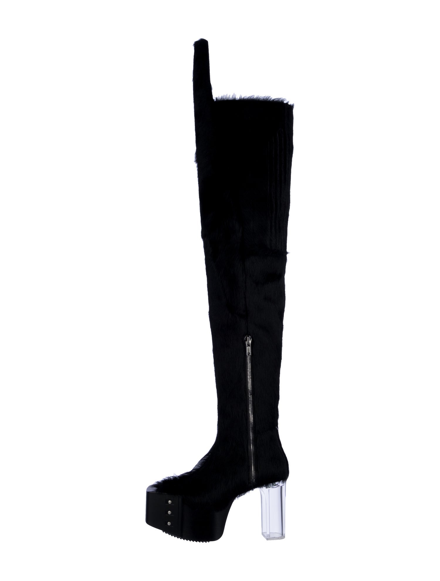 Rick Owens Ponyhair Boots