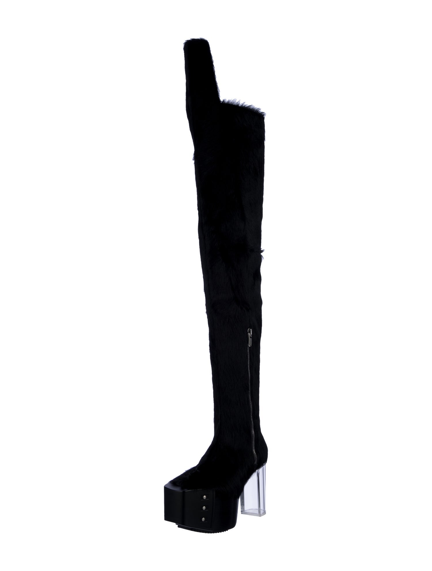 Rick Owens Ponyhair Boots