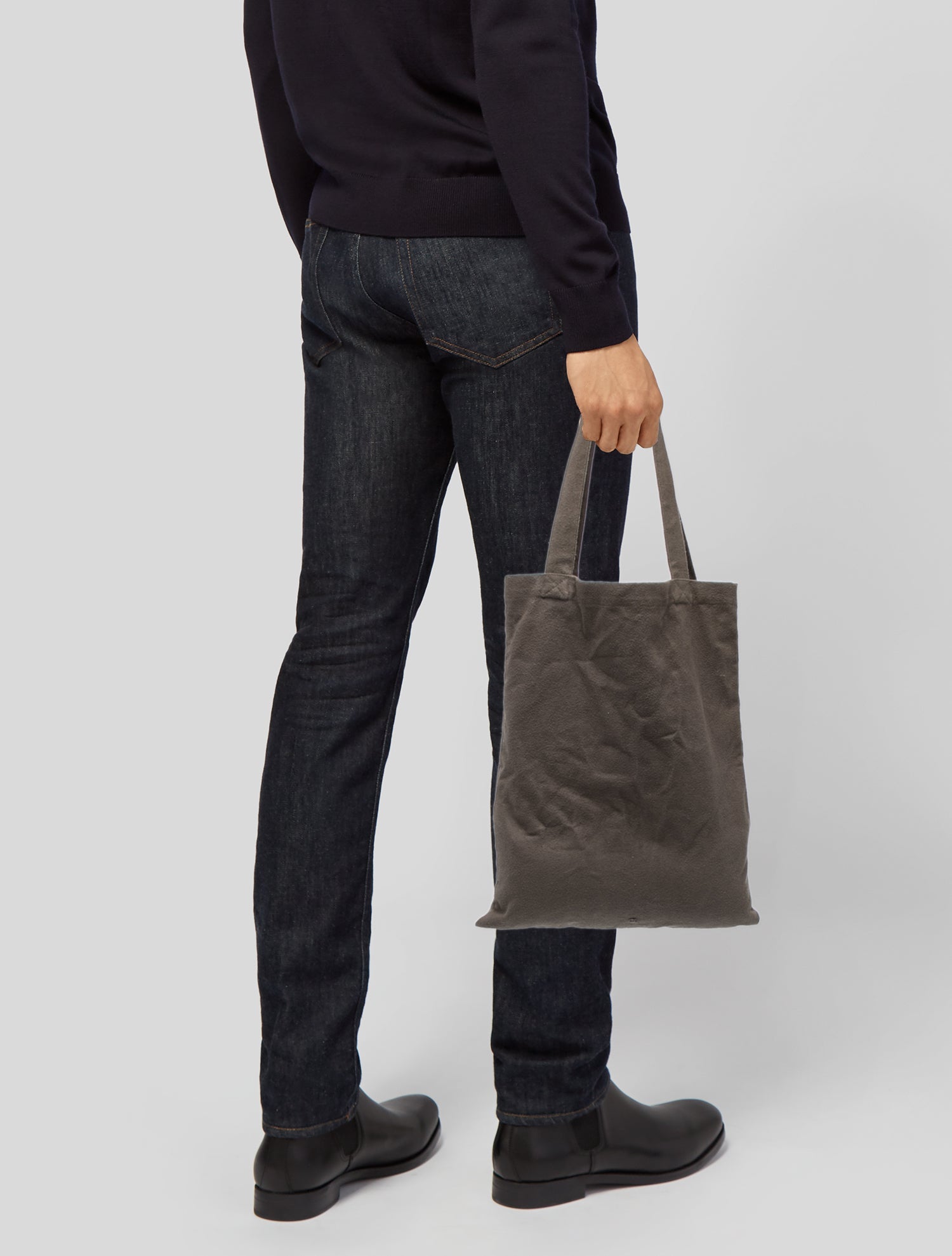 Rick Owens Canvas Canvas Shopper Tote