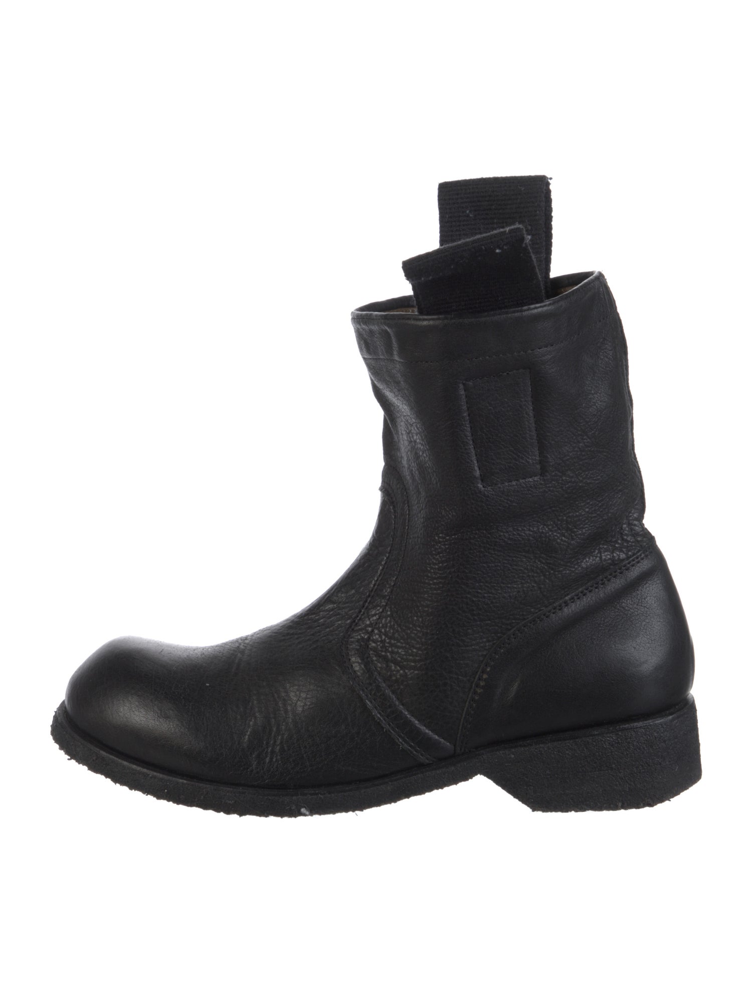 Rick Owens Leather Boots