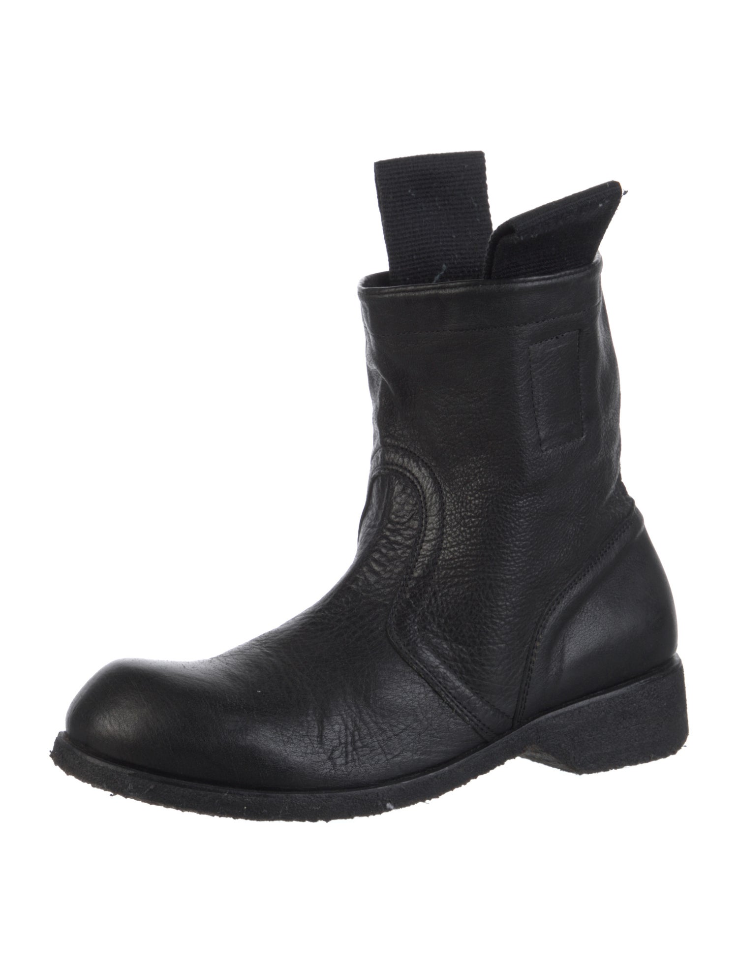 Rick Owens Leather Boots