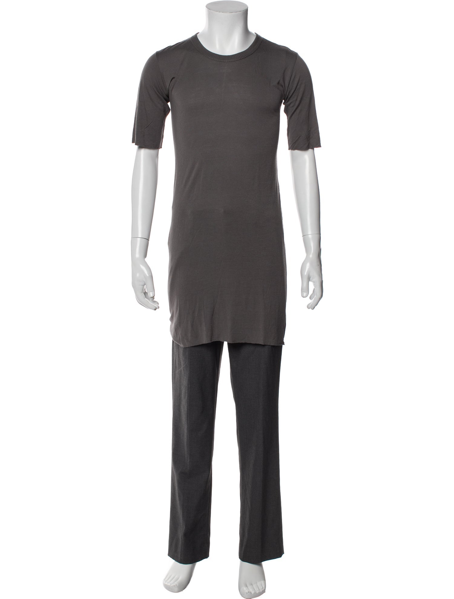 Rick Owens Crew Neck Short Sleeve T-Shirt