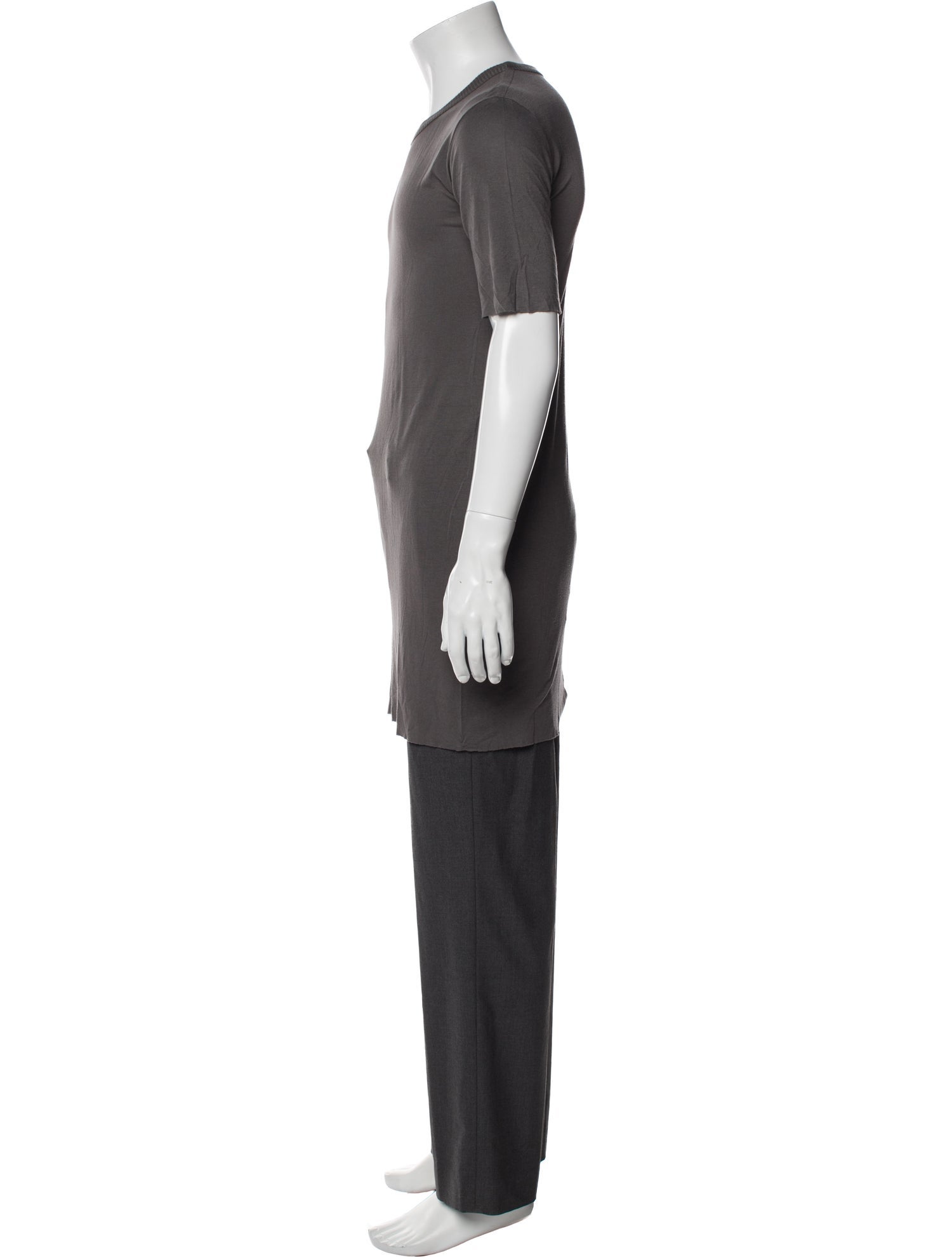 Rick Owens Crew Neck Short Sleeve T-Shirt