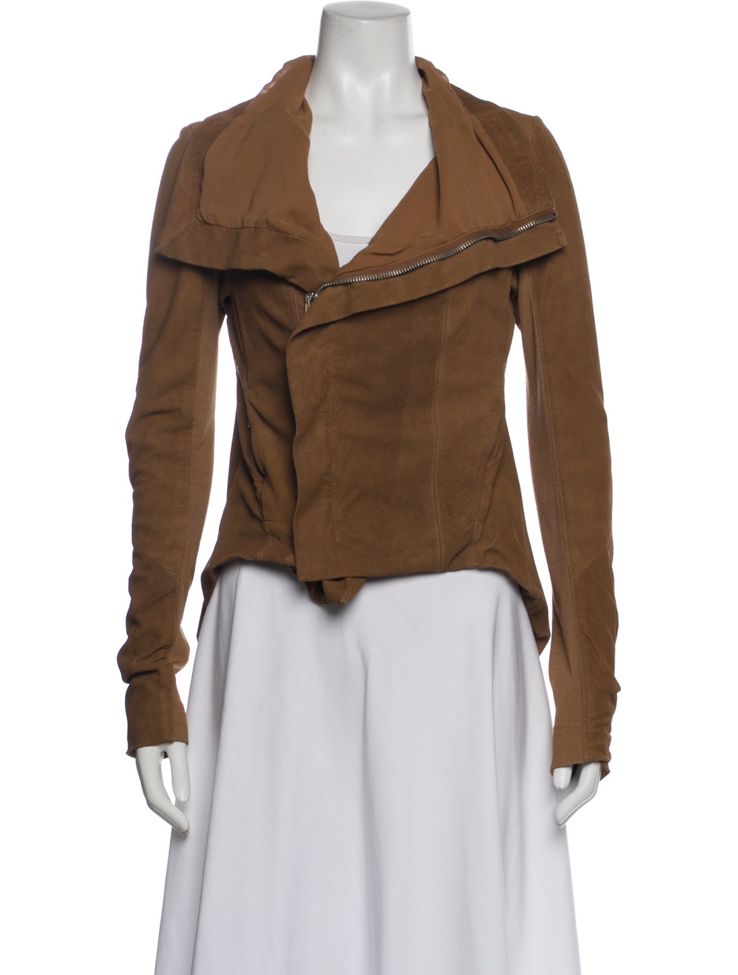 Rick Owens Lamb Leather Biker Jacket