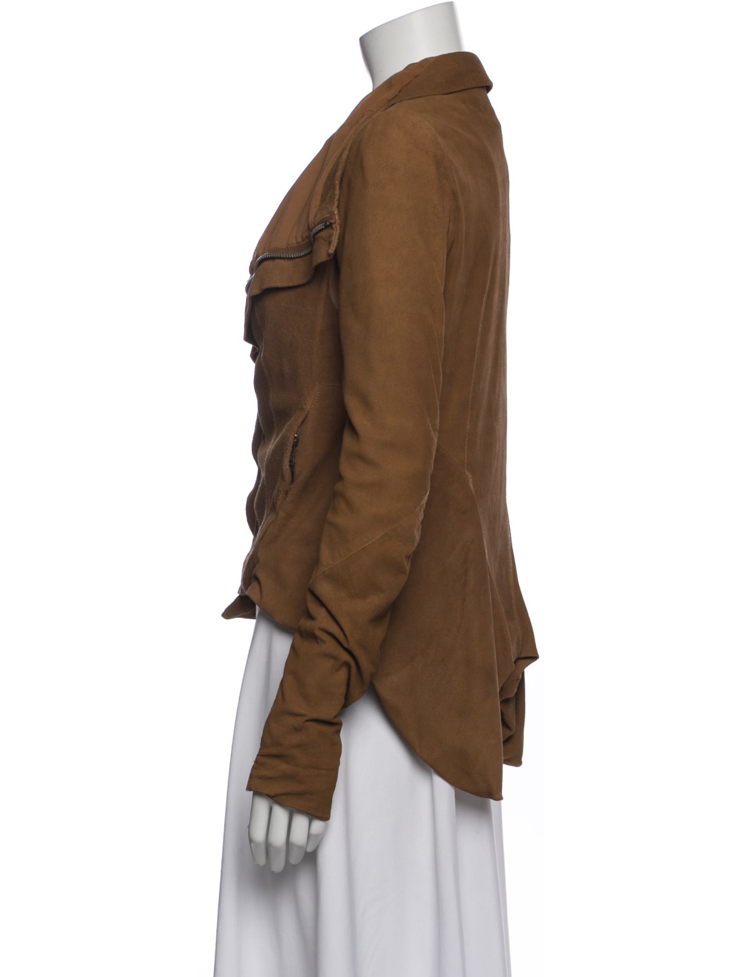 Rick Owens Lamb Leather Biker Jacket